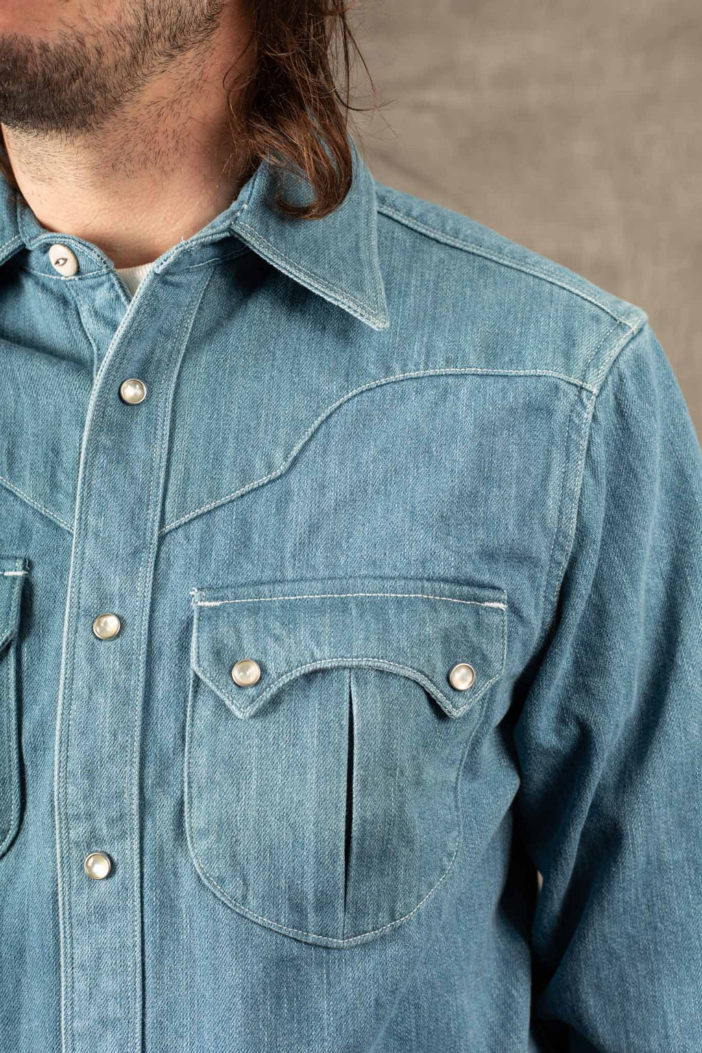 Freenote Cloth Sinclair Bleached Denim