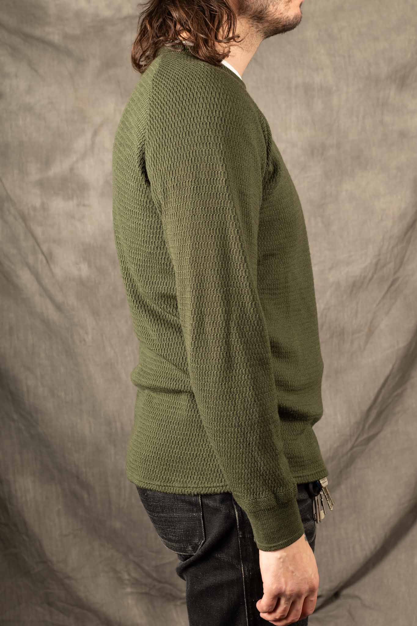 Stevenson Overall Co. - Wool Thermal Long Sleeve - WL - Olive