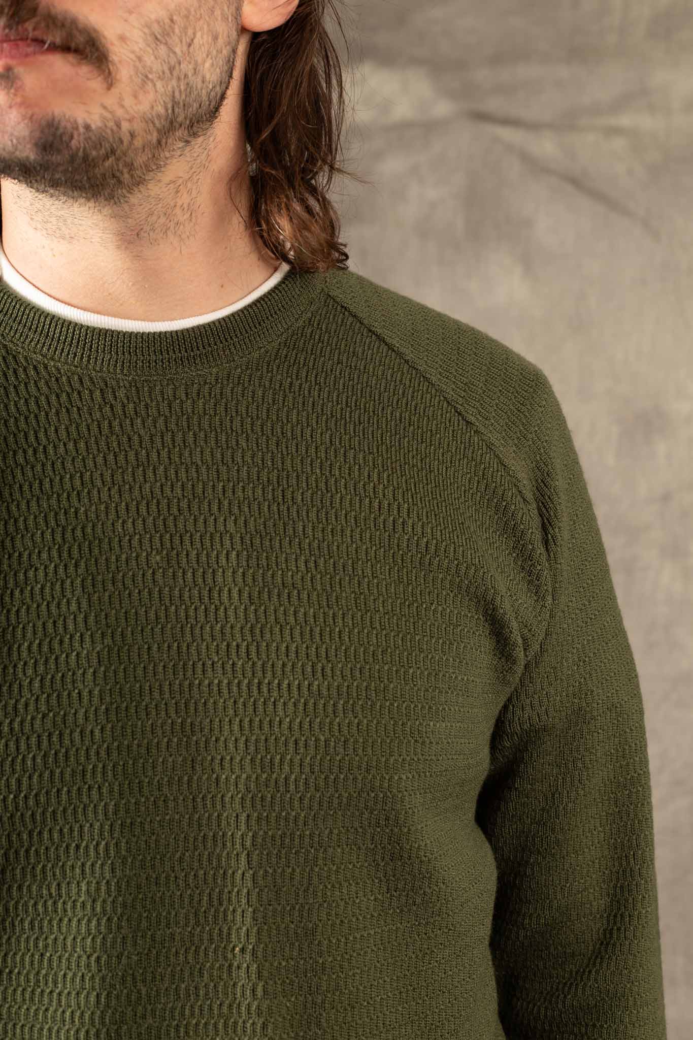 Stevenson Overall Co. - Wool Thermal Long Sleeve - WL - Olive