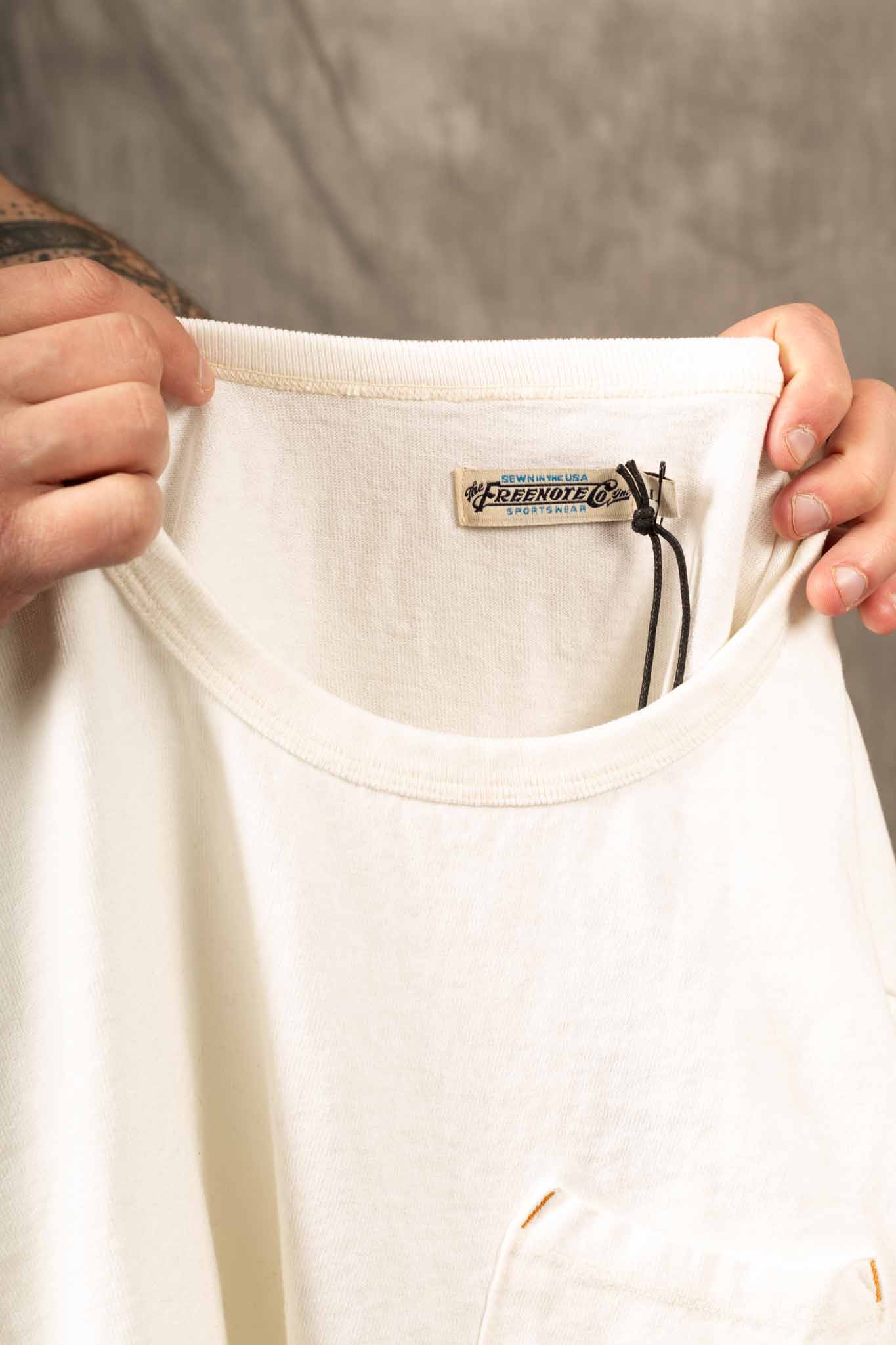 Freenote Cloth 13 Ounce Pocket T-Shirt White