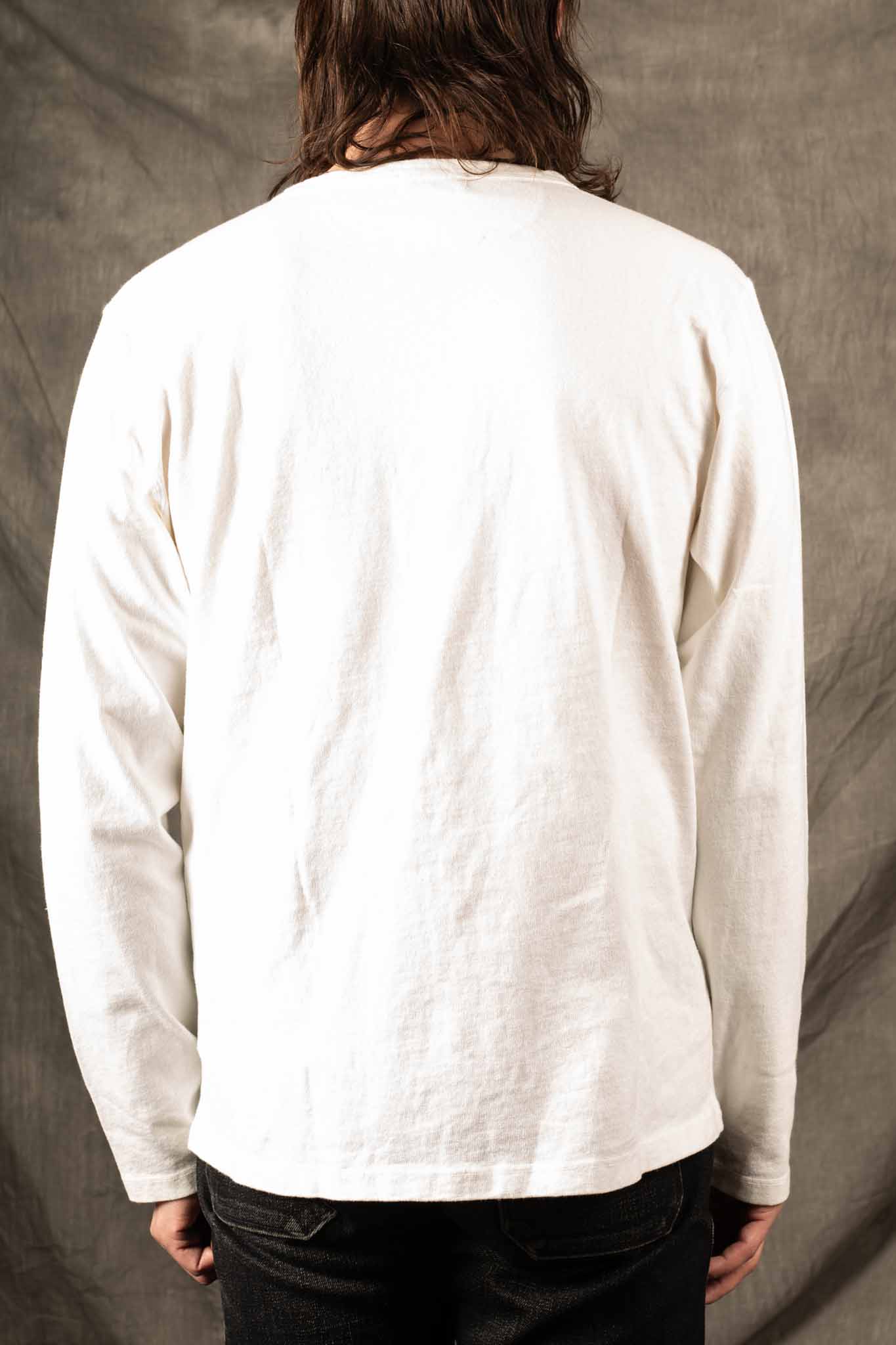 Freenote Cloth 13 Ounce Henley L/S White