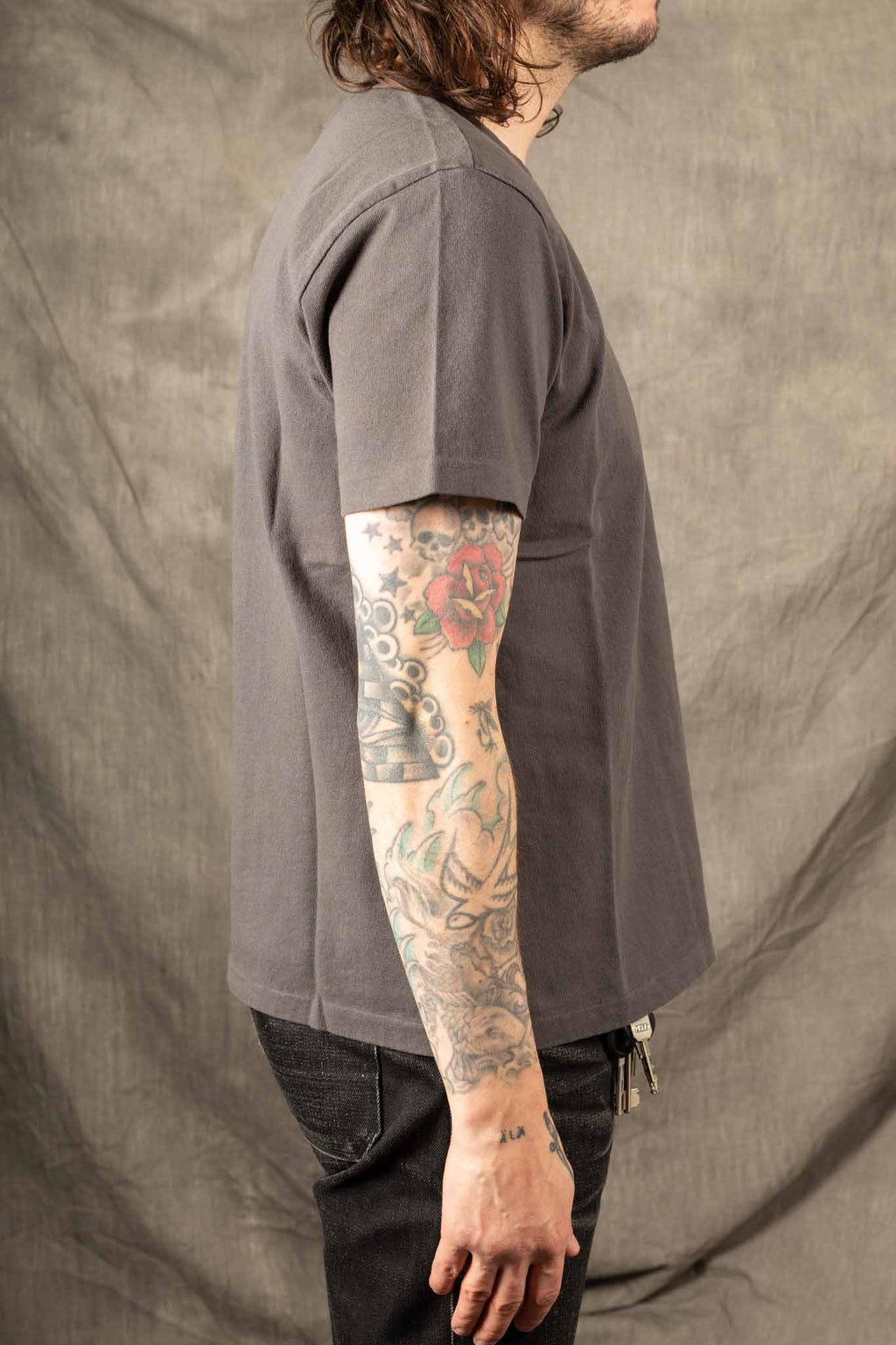 Freenote Cloth 13 Ounce Pocket T-Shirt Midnight