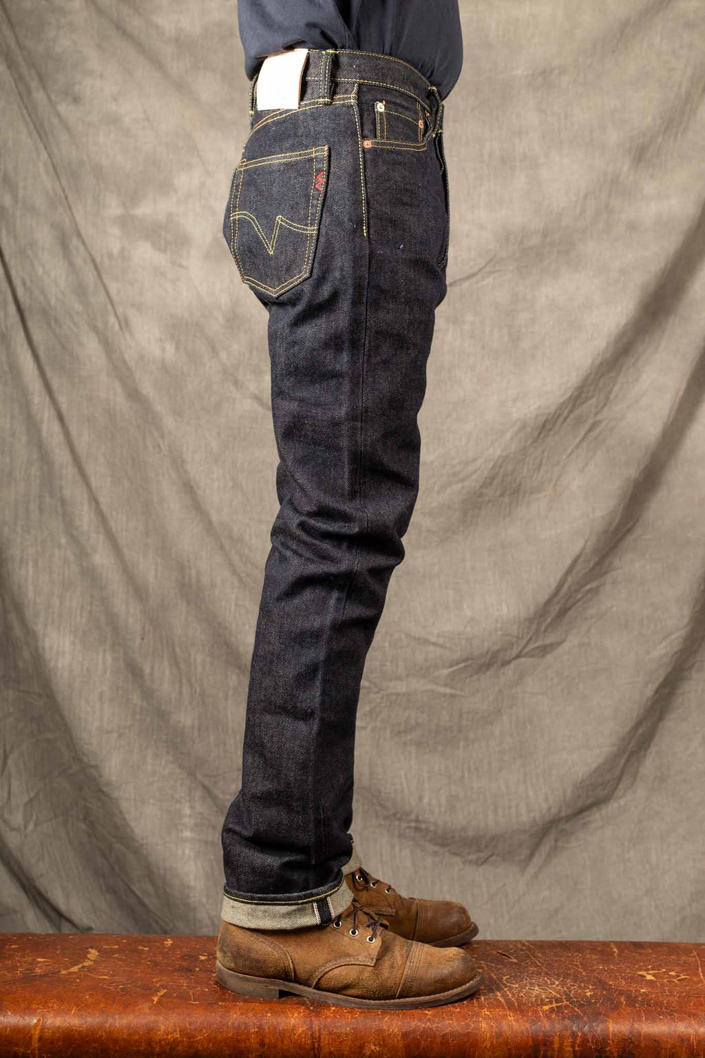 IH-888S 21oz Selvedge Denim Medium/High Rise Tapered Cut