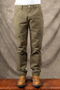 Freenote Cloth – Workers Chino Slim Straight Fit 14 Ounce Slub Olive