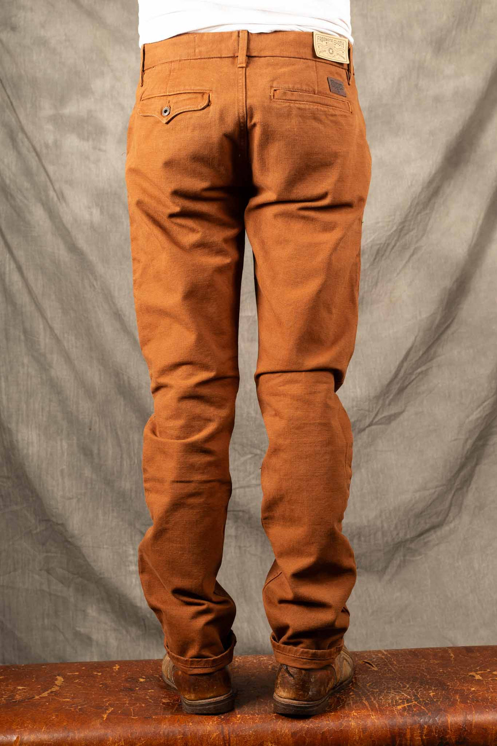 Freenote Cloth - Workers Chino Slim Fit 14 Ounce Slub - Rust