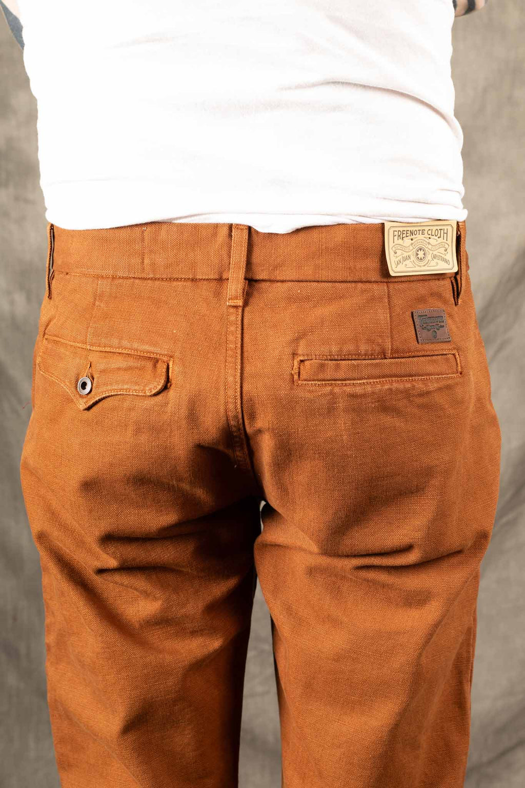 Freenote Cloth - Workers Chino Slim Fit 14 Ounce Slub - Rust