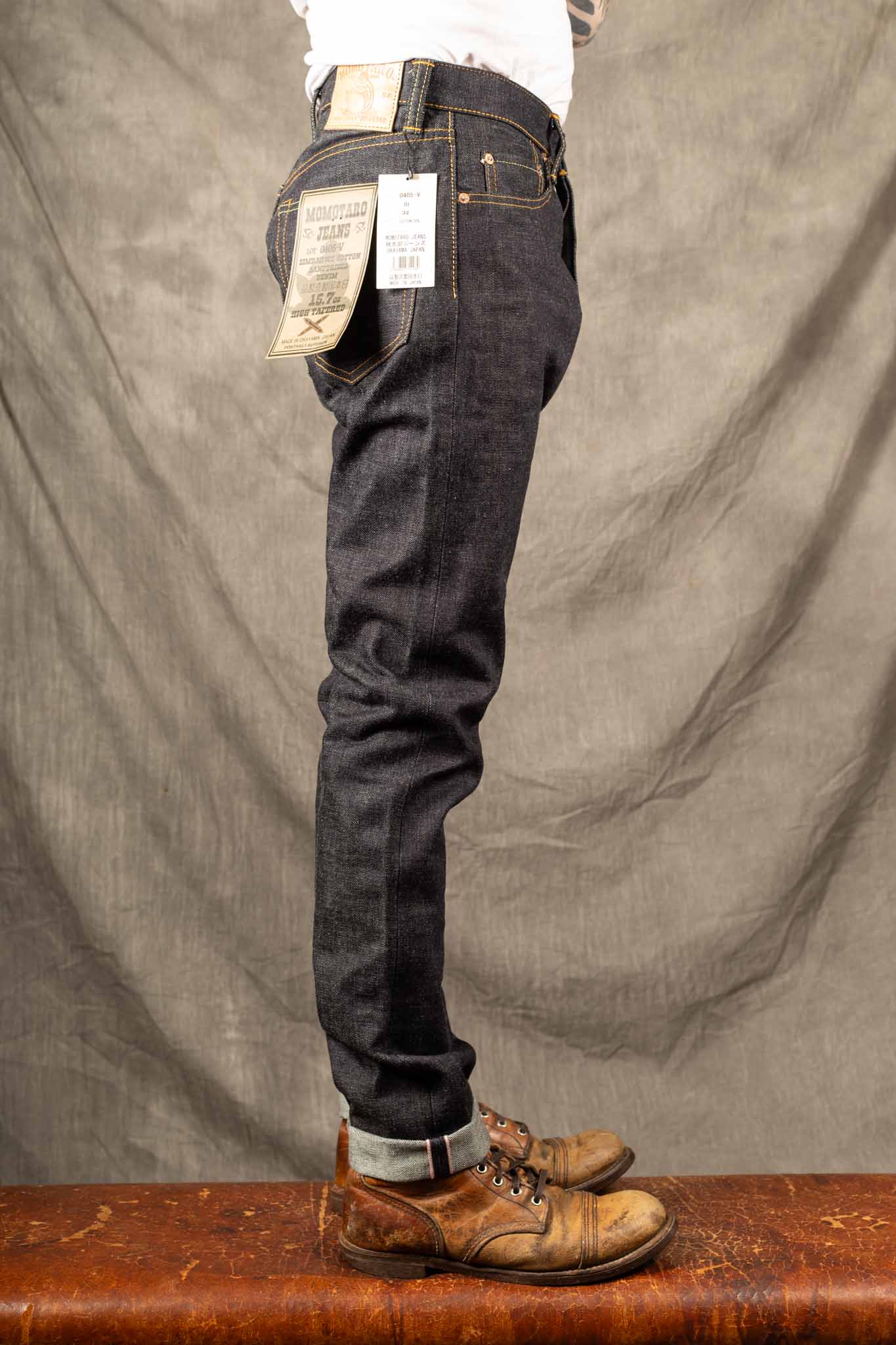 Momotaro 0405 15,7oz Zimbabwe Cotton Denim High Tapered