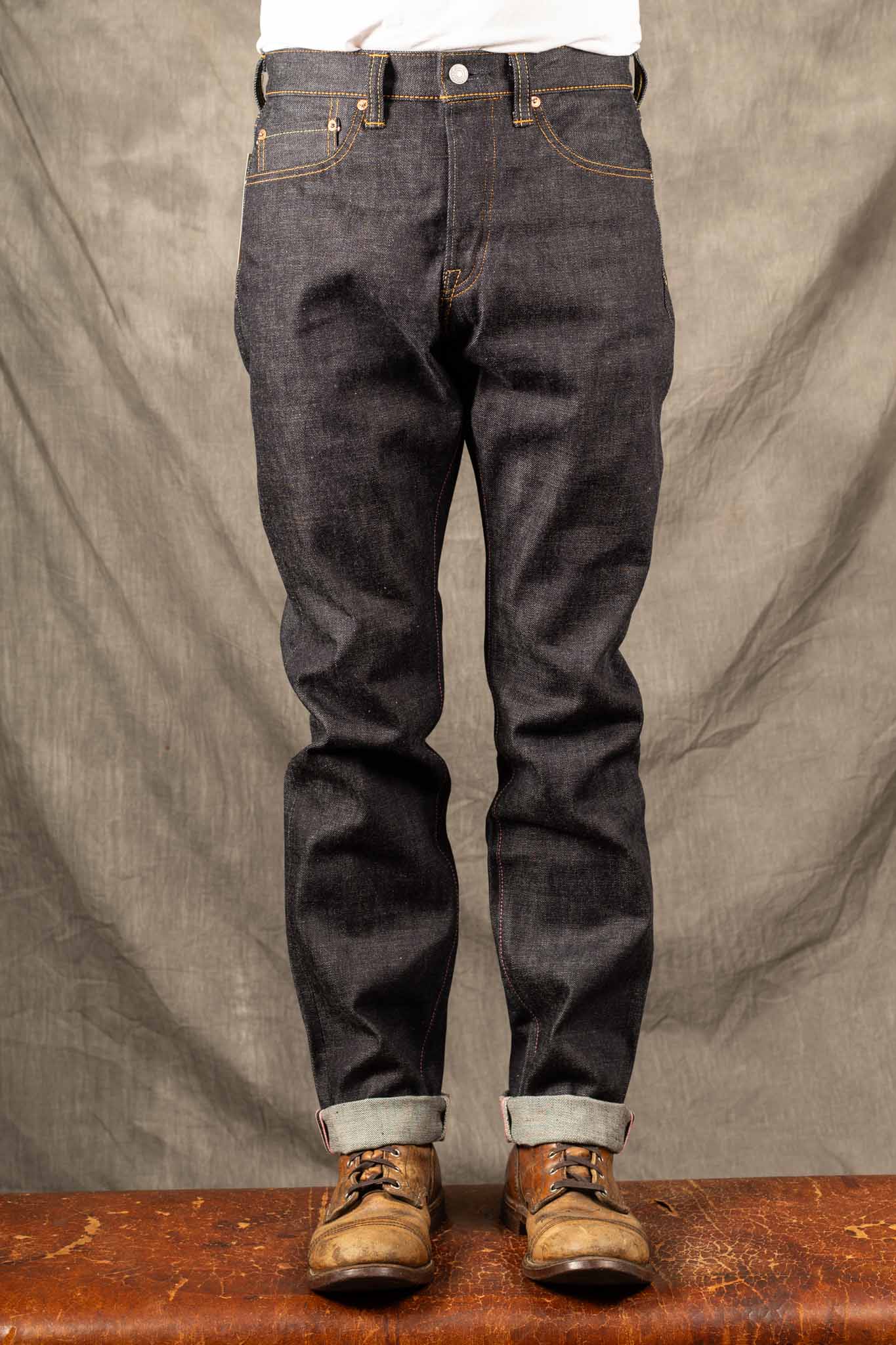 Momotaro 0605-SP 15,7oz Zimbabwe Cotton Denim GTB Natural Tapered