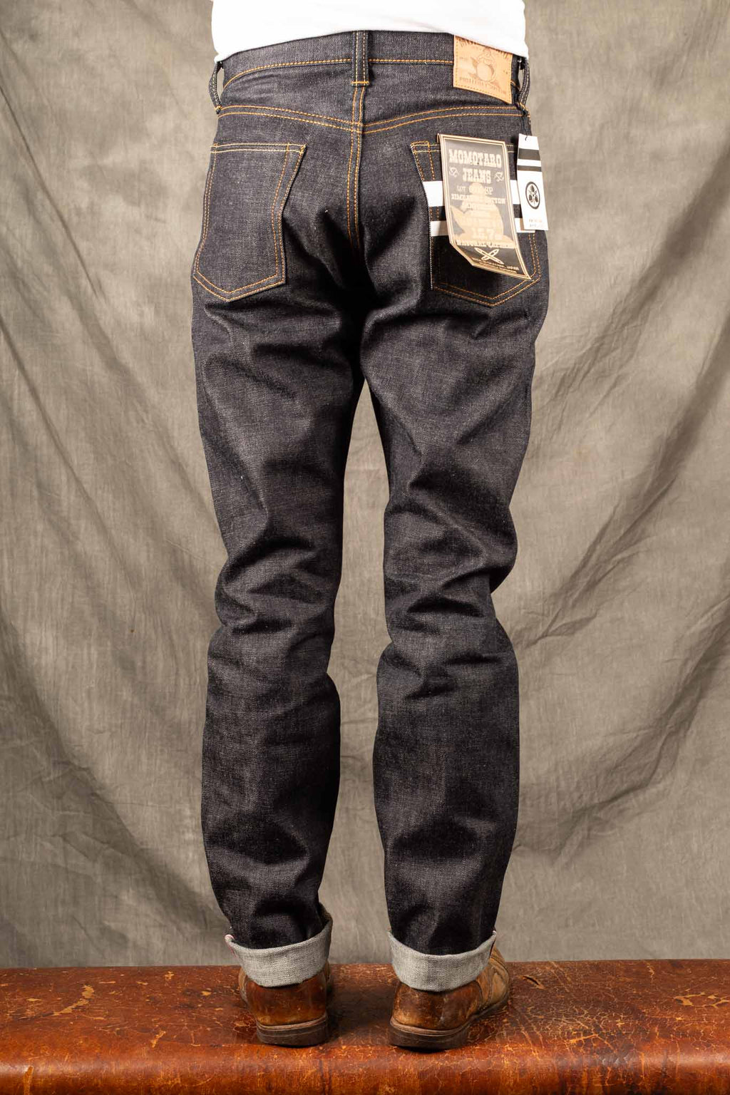 Momotaro 0605-SP 15,7oz Zimbabwe Cotton Denim GTB Natural Tapered