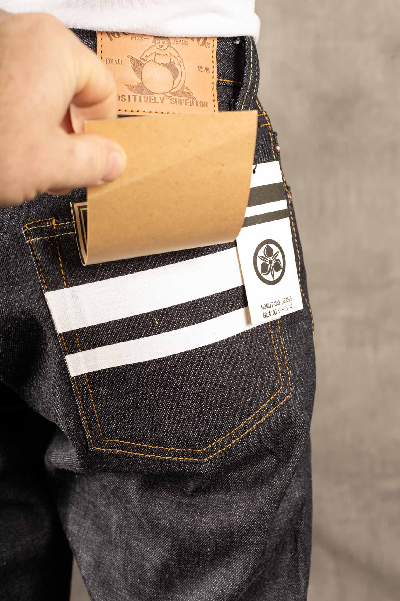 Momotaro 0605-SP 15,7oz Zimbabwe Cotton Denim GTB Natural Tapered