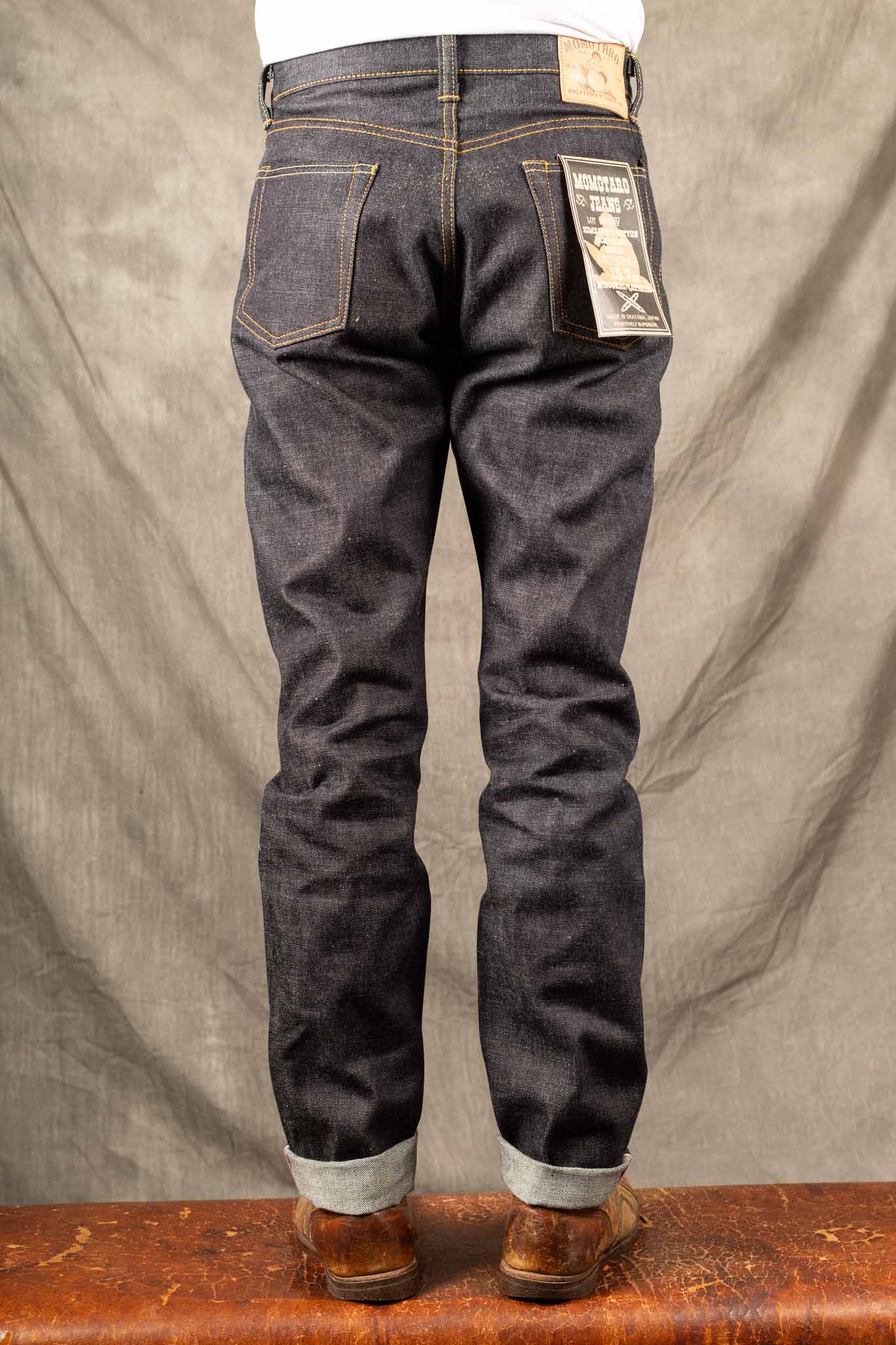 Momotaro 0605 15,7oz Zimbabwe Cotton Denim Natural Tapered – Pinkomo