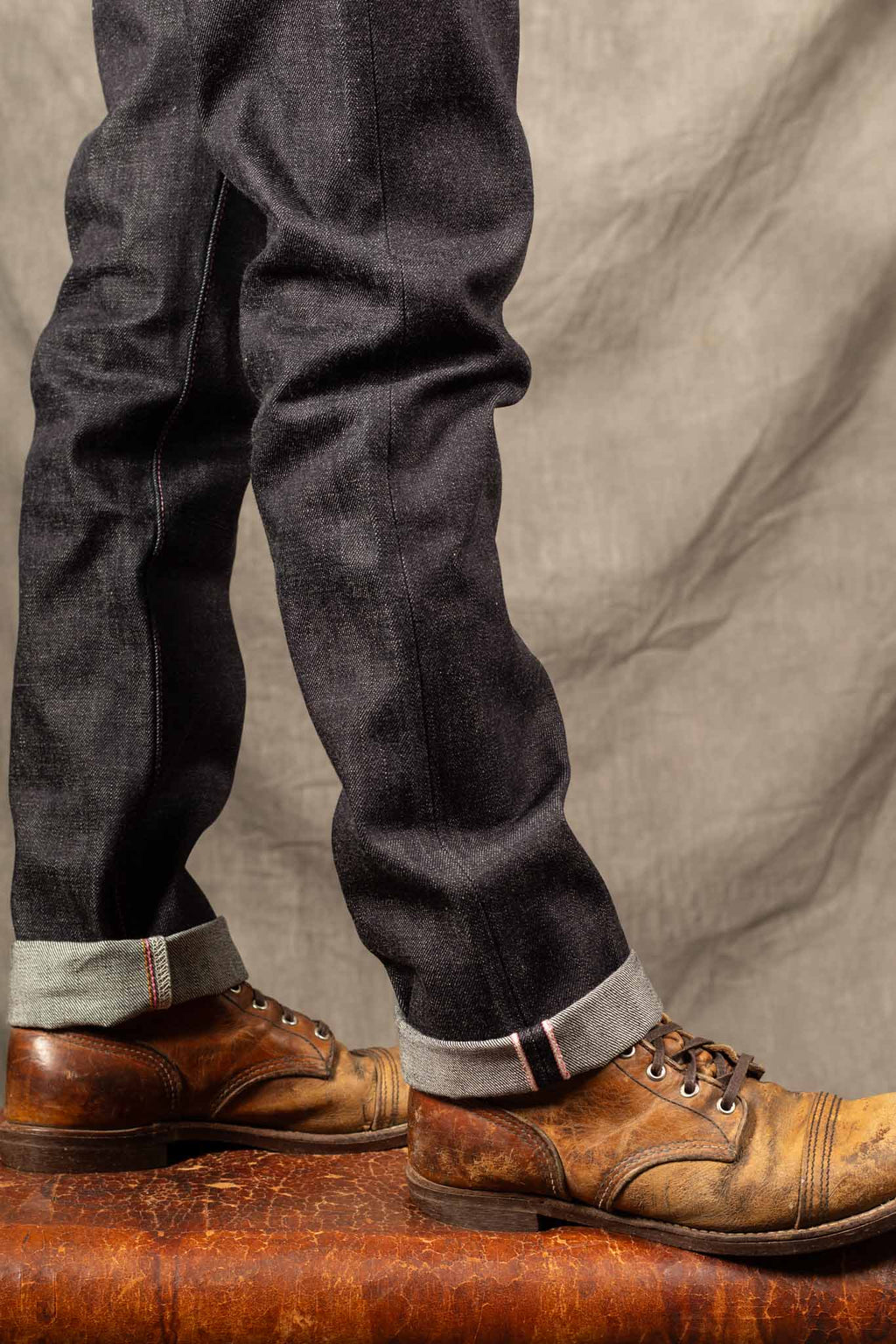 Momotaro 0605 15,7oz Zimbabwe Cotton Denim Natural Tapered