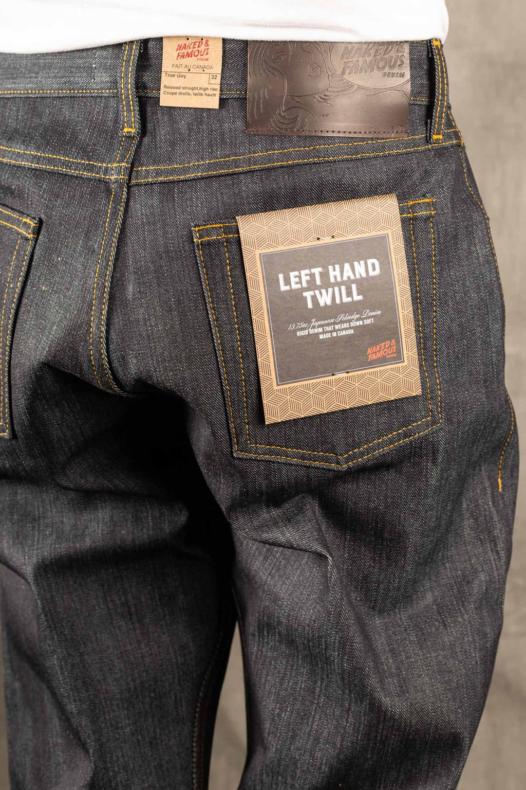 Naked and Famous True Guy 13.75oz Left Hand Twill Selvedge