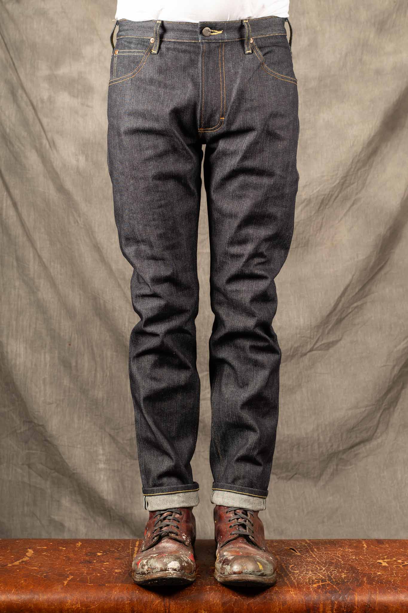 LEE 101 RIDER SLIM FIT JEAN- DRY SELVAGE - 13.75 OZ
