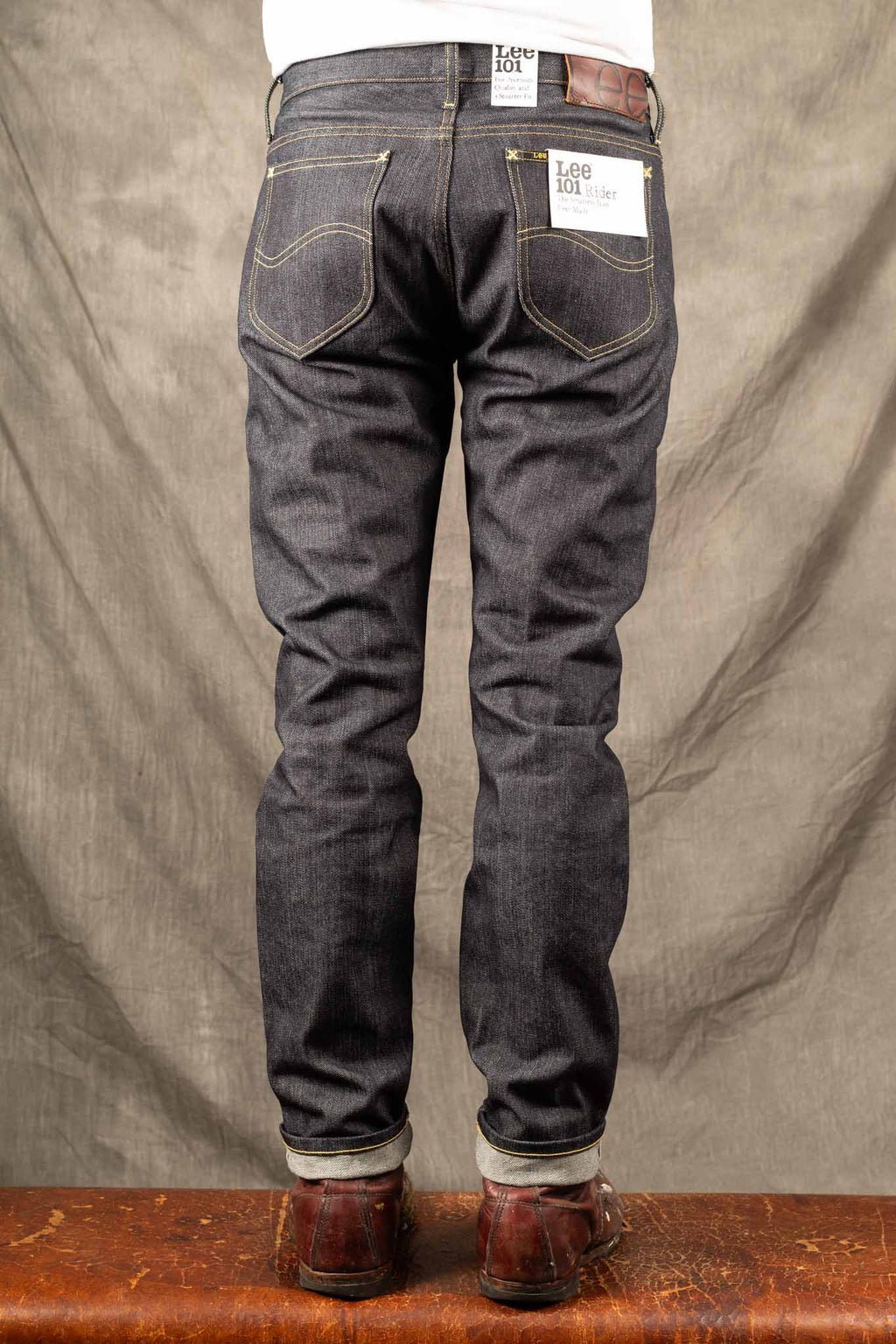 LEE 101 RIDER SLIM FIT JEAN- DRY SELVAGE - 13.75 OZ