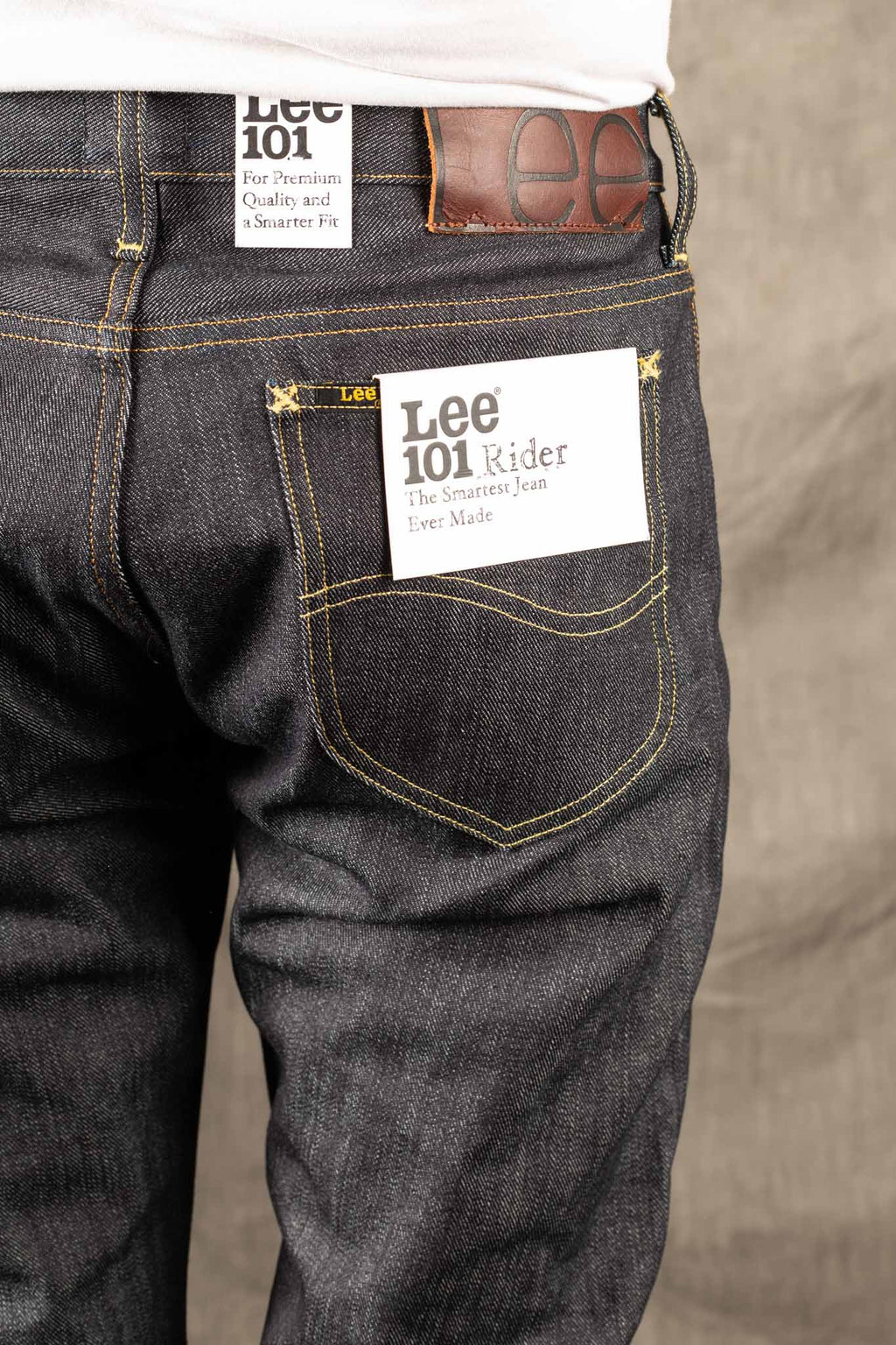 LEE 101 RIDER SLIM FIT JEAN- DRY SELVAGE - 13.75 OZ