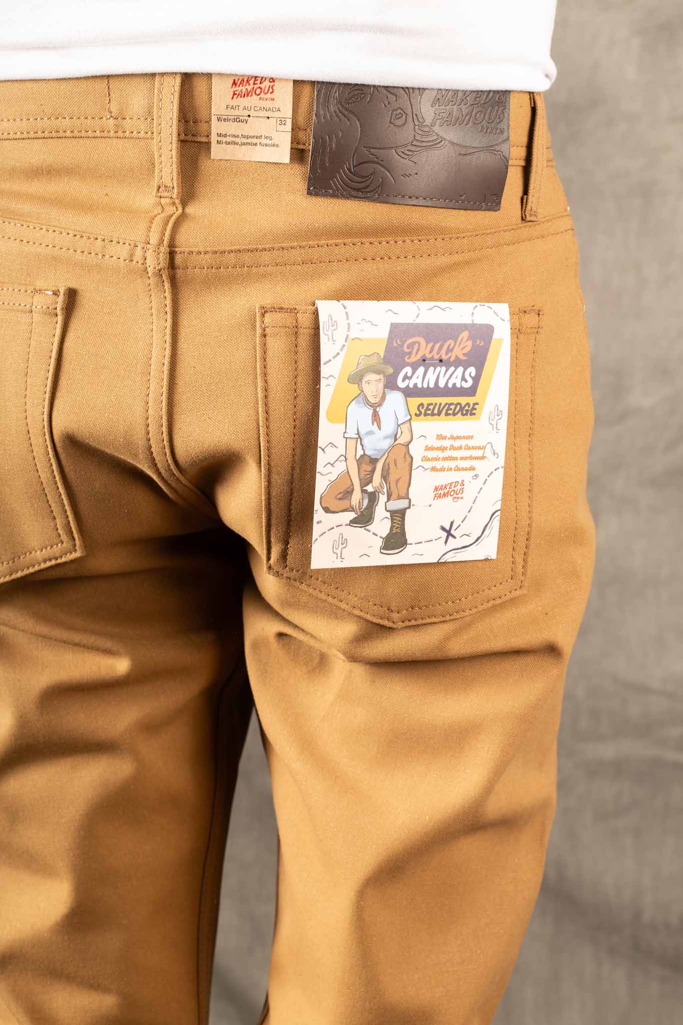 Naked and Famous Weird Guy Selvedge Duck Canvas