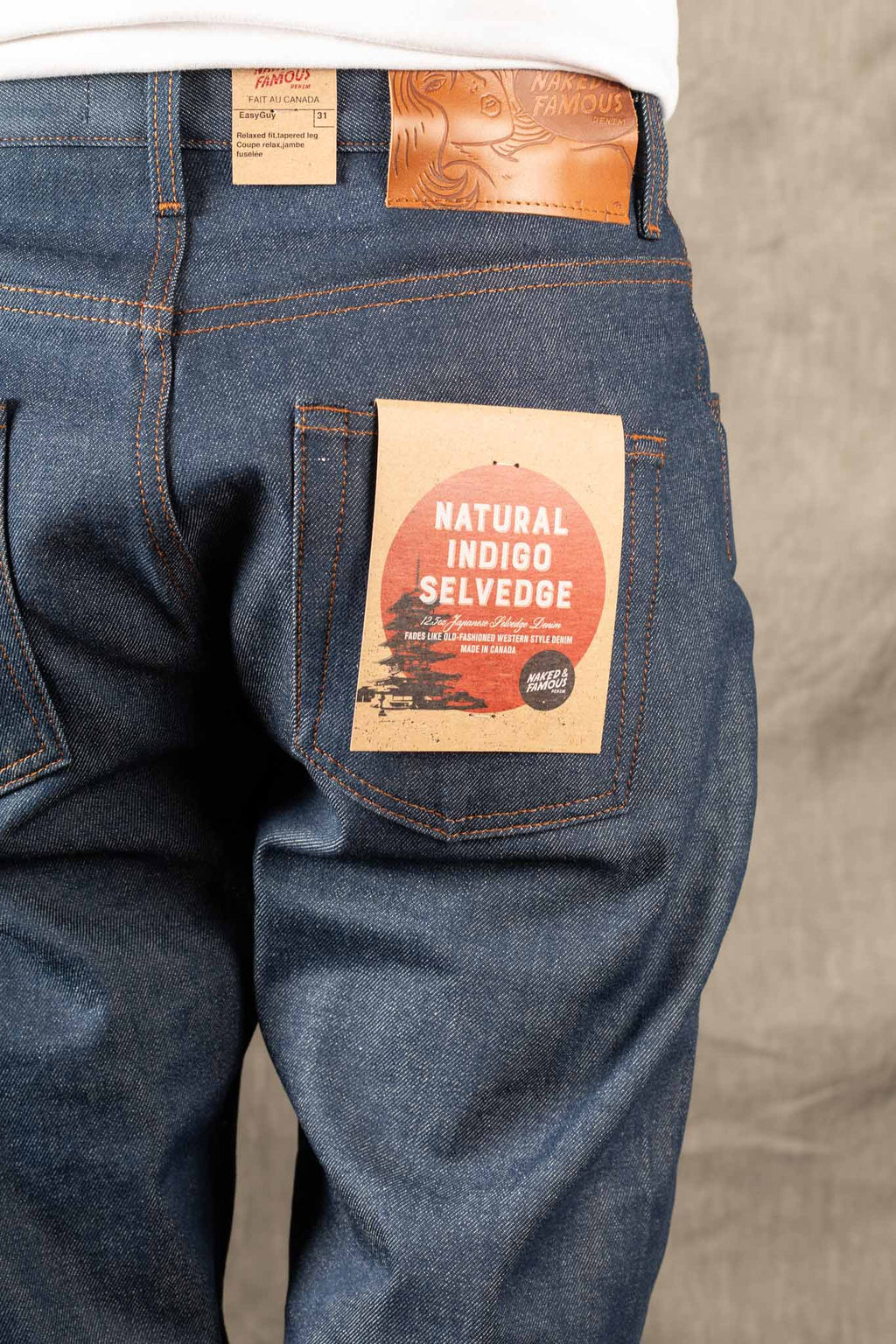 Naked and Famous Easy Guy - 12,5 Natural Indigo Selvedge