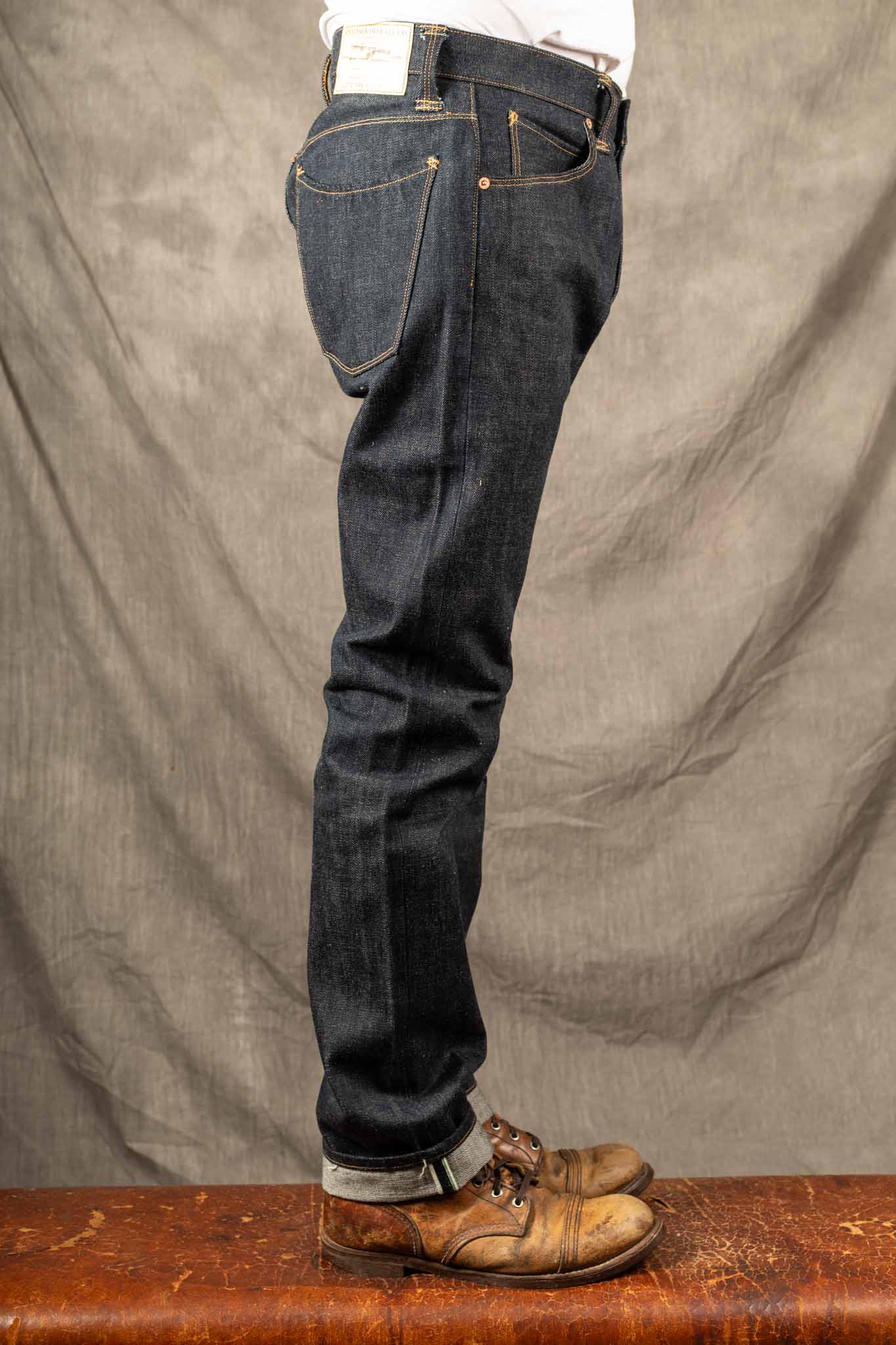 Stevenson Overall Co. - La Jolla – 727 Indigo Rigid – Pinkomo