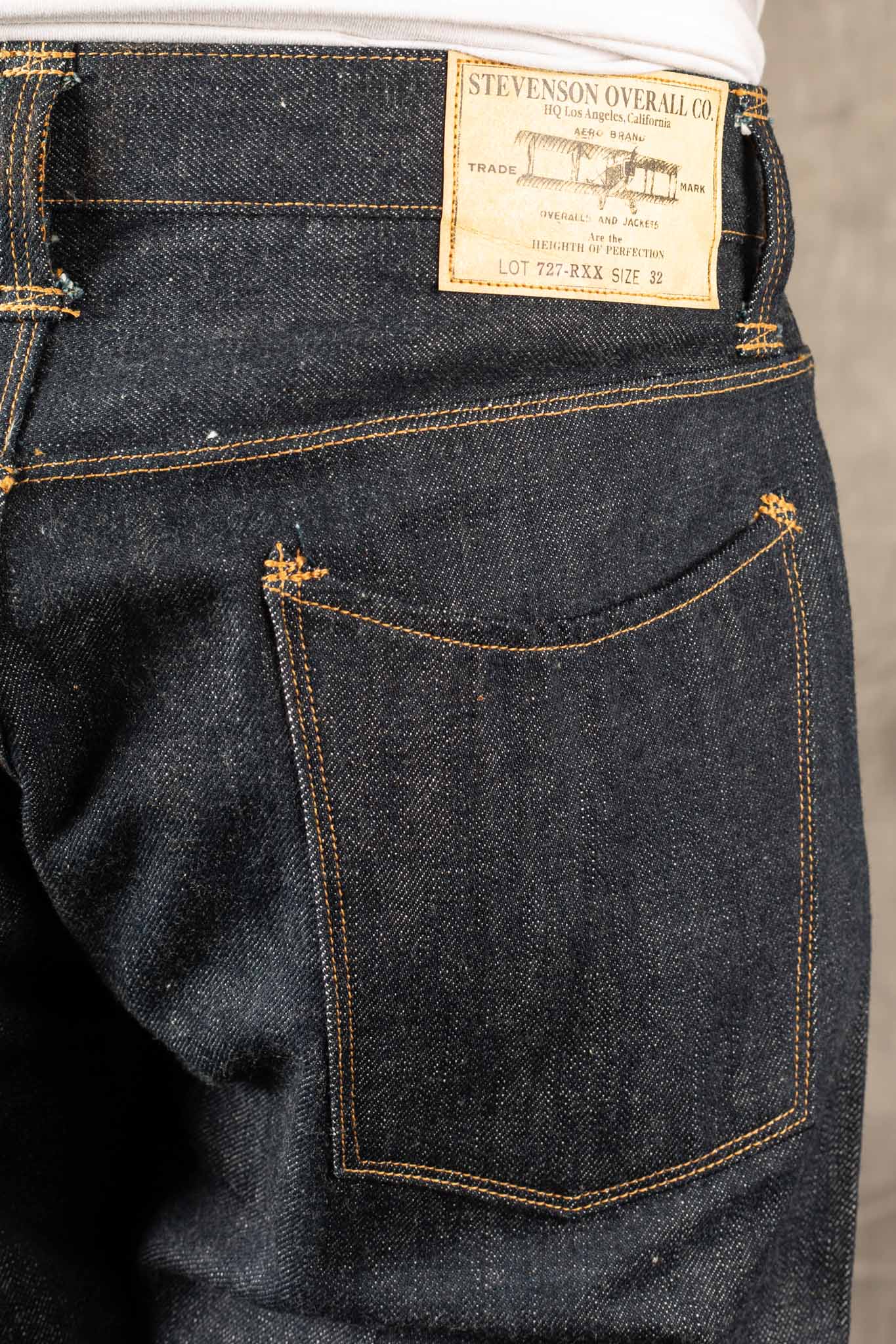 Stevenson Overall Co. - La Jolla – 727 Indigo Rigid – Pinkomo