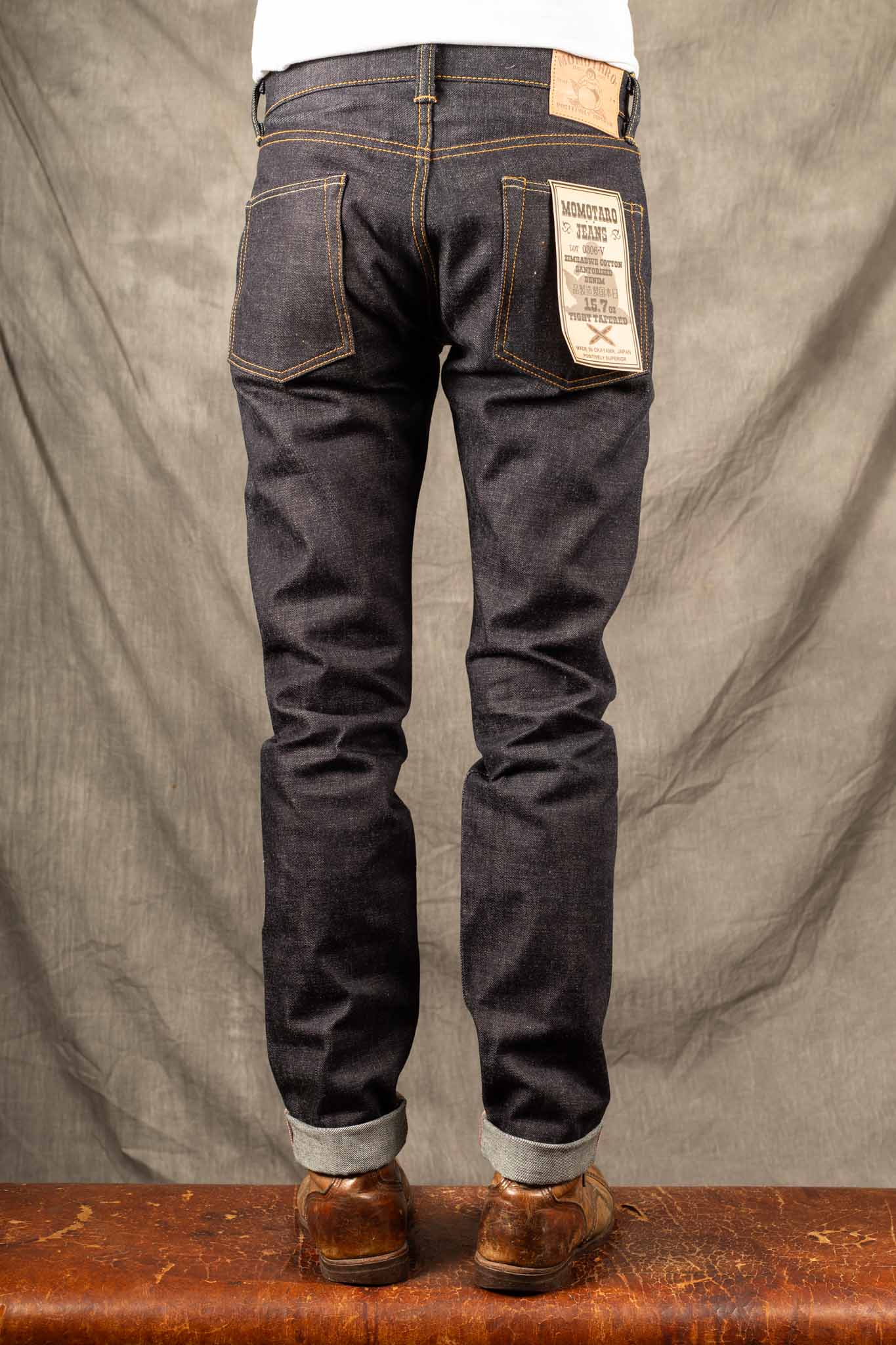 Momotaro 0306 15,7oz Zimbabwe Cotton Denim Tight Tapered – Pinkomo