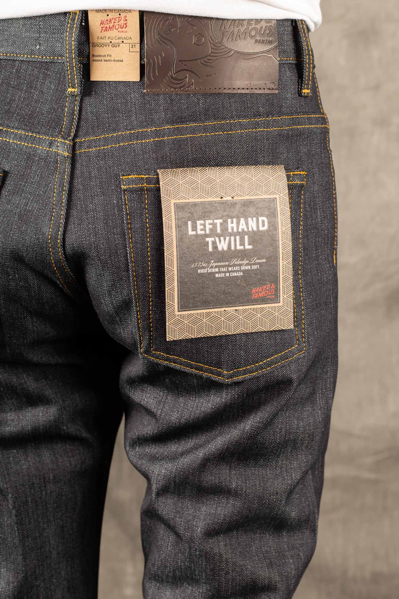 Naked and Famous 13.75oz Groovy Guy Left Hand Twill Selvedge