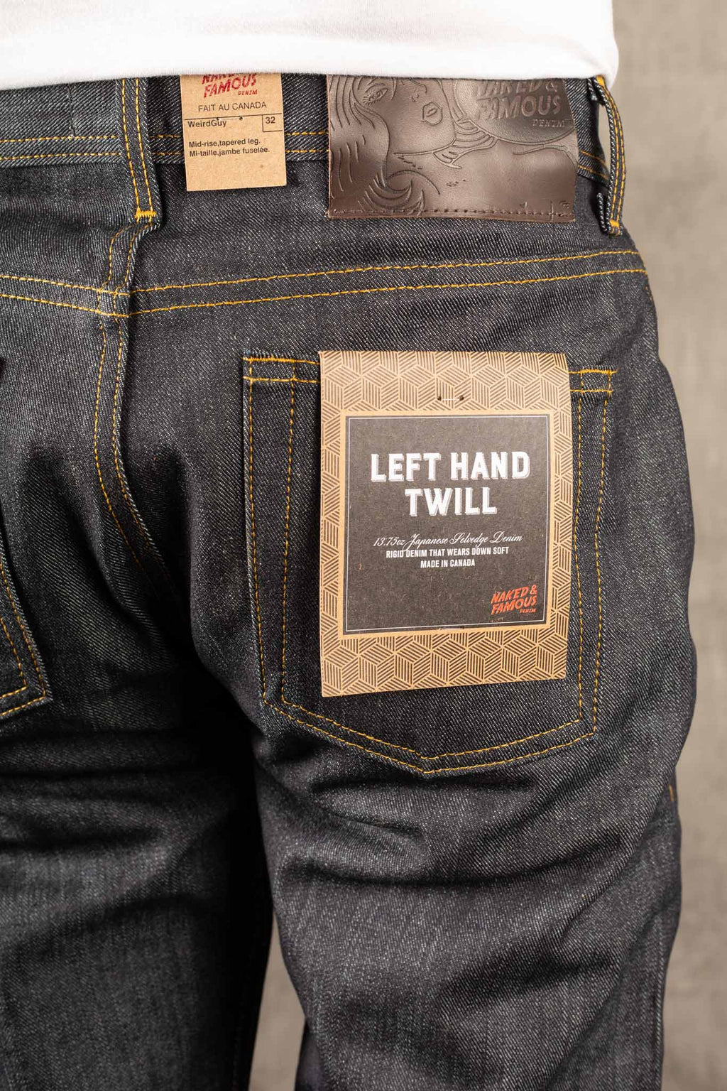 Naked and Famous Weird Guy 13.75oz Left Hand Twill Selvedge