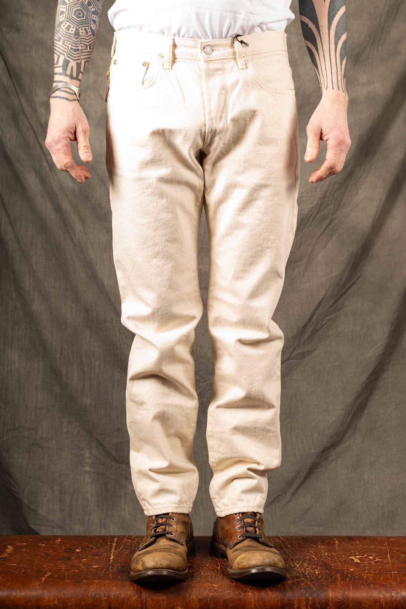 Edwin Made in Japan, Regular Tapered, Nihon Menpu Natural Rainbow Selvage 13oz