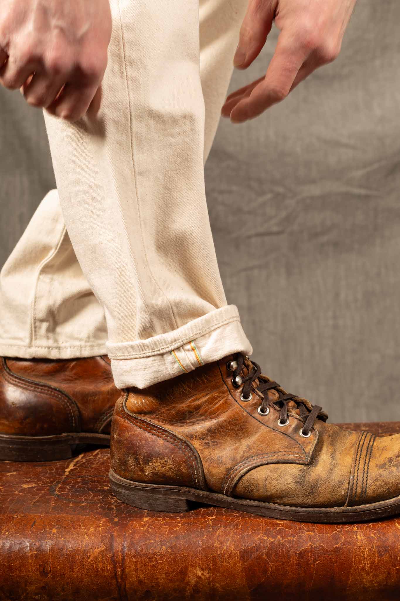 Edwin Made in Japan, Regular Tapered, Nihon Menpu Natural Rainbow Selvage 13oz