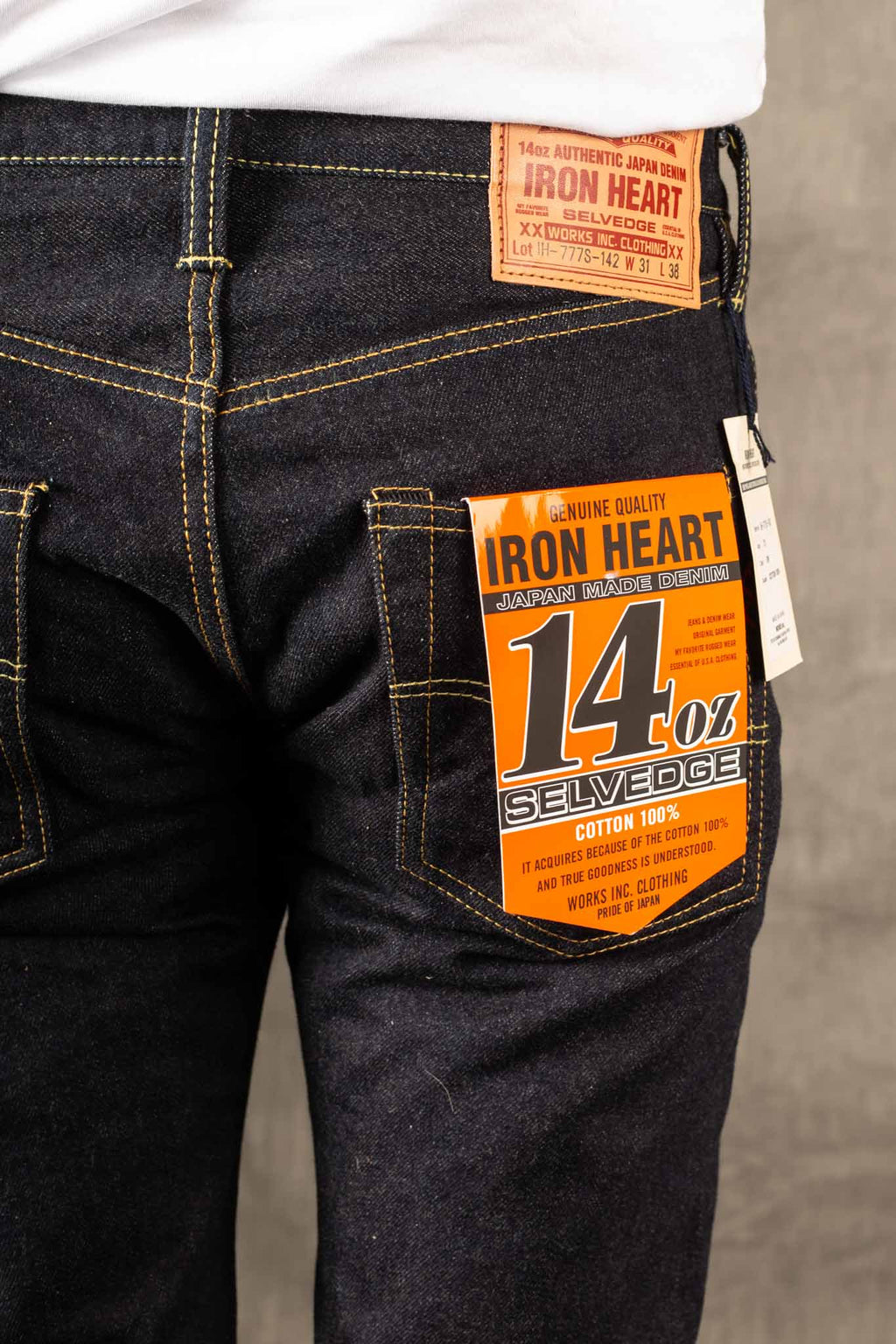 IH-777S-14 Slim Tapered 14oz Indigo Selvedge