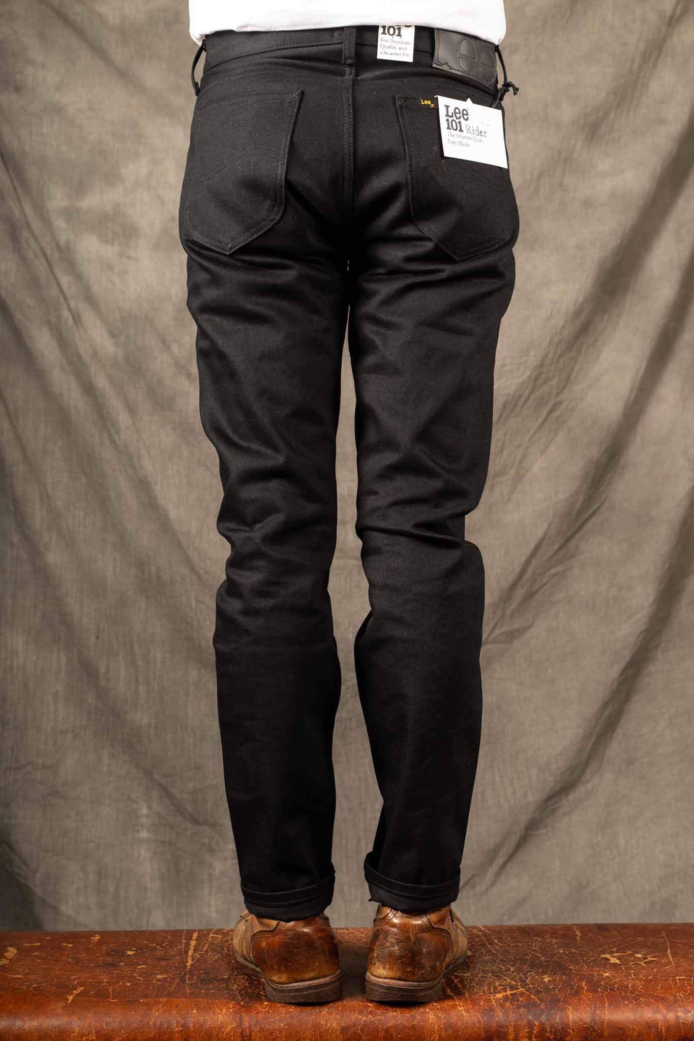 LEE 101 RIDER SLIM FIT JEAN- DRY BLACK - 13.75 OZ