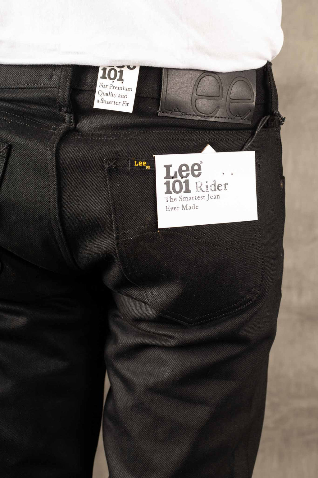 LEE 101 RIDER SLIM FIT JEAN- DRY BLACK - 13.75 OZ