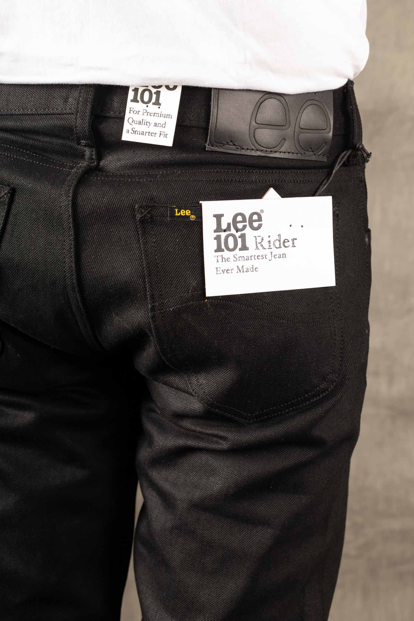 LEE 101 RIDER SLIM FIT JEAN- DRY BLACK - 13.75 OZ