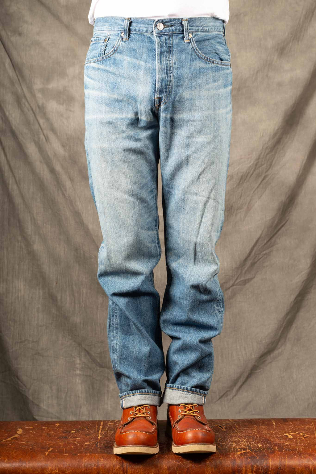 Edwin Made in Japan, LOOSE STRAIGHT - LIGHTWEIGHT 10.5oz KAIHARA RED SELVAGE  - Light used -  I033518-015J