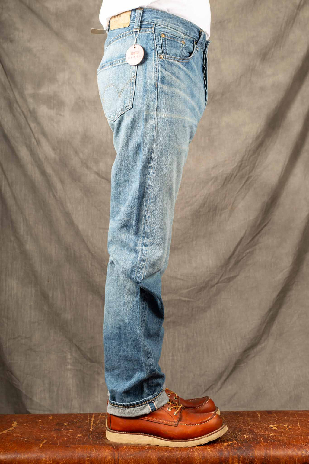 Edwin Made in Japan, LOOSE STRAIGHT - LIGHTWEIGHT 10.5oz KAIHARA RED SELVAGE  - Light used -  I033518-015J