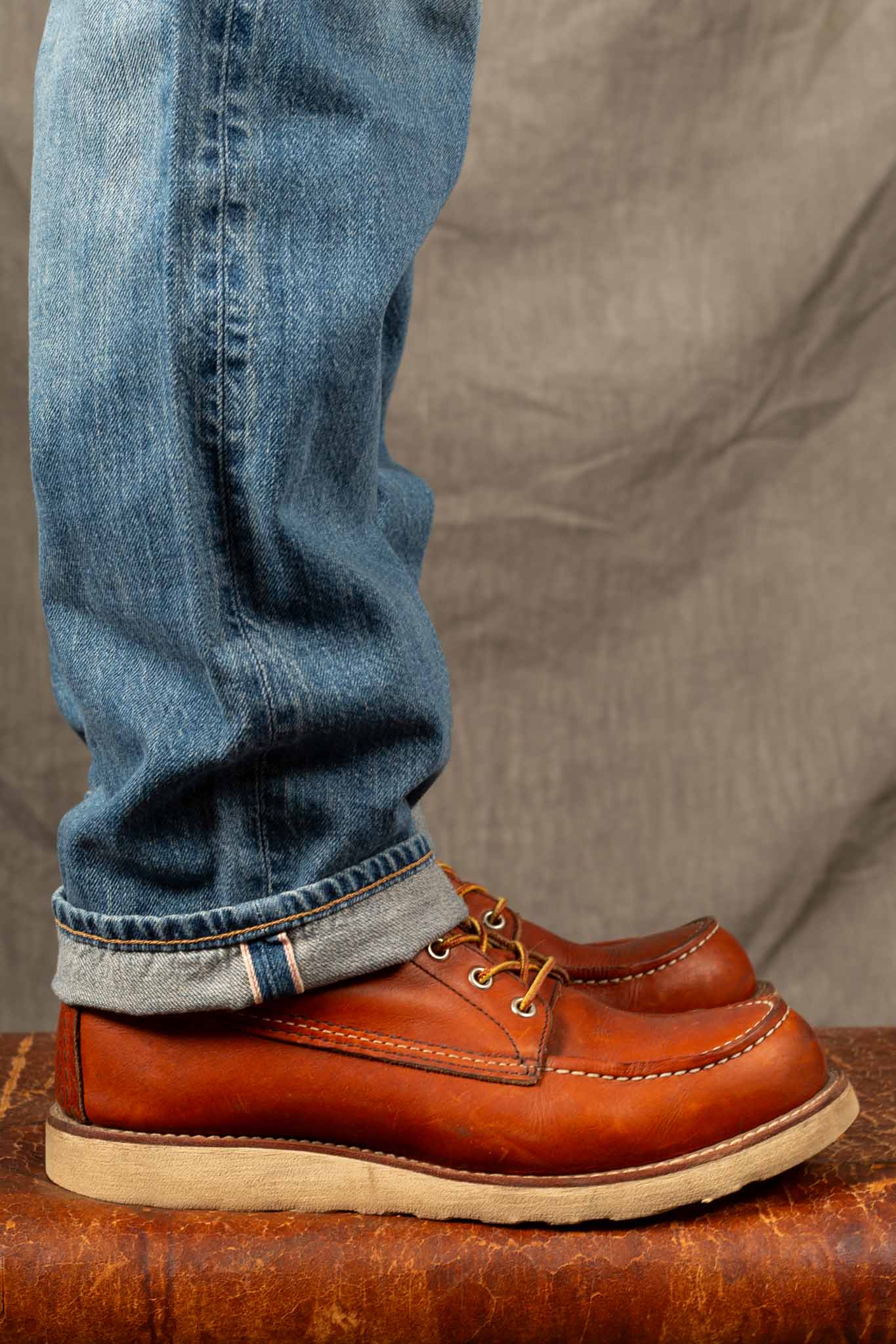 Edwin Made in Japan, LOOSE STRAIGHT - LIGHTWEIGHT 10.5oz KAIHARA RED SELVAGE  - Light used -  I033518-015J