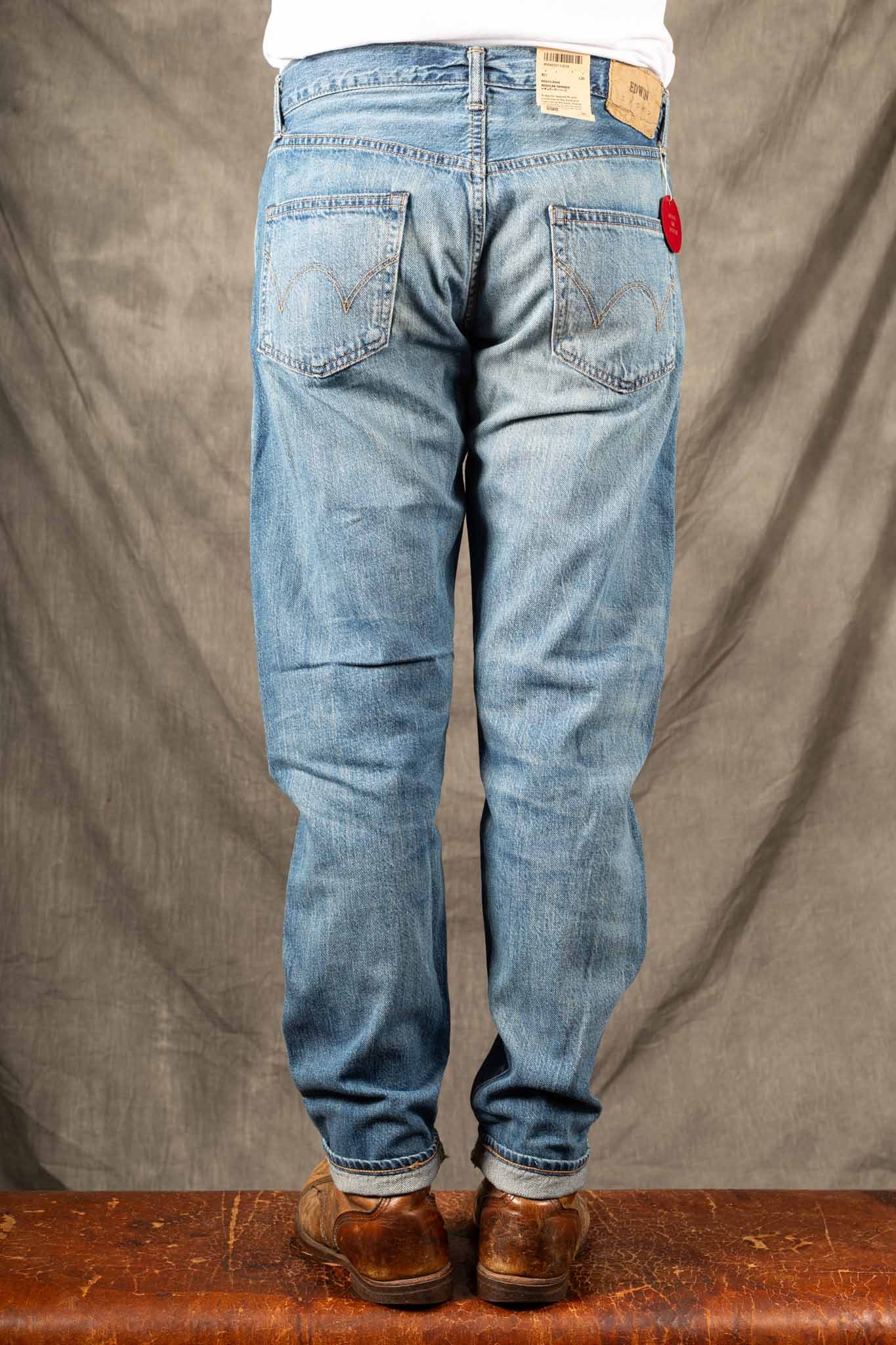 Edwin Made in Japan, REGULAR TAPERED JEANS - 10.5oz Kaihara Indigo Lightweight Red Selvage - I033516-015J
