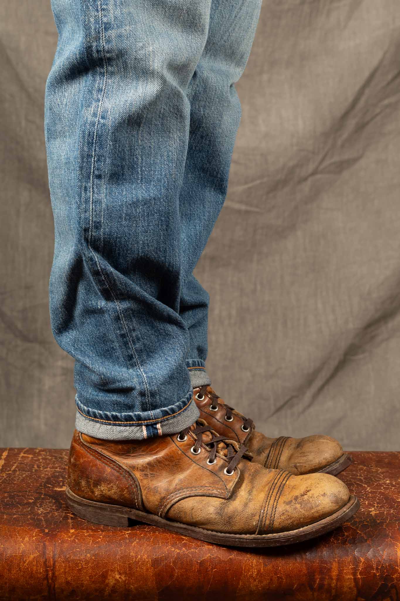 Edwin Made in Japan, REGULAR TAPERED JEANS - 10.5oz Kaihara Indigo Lightweight Red Selvage - I033516-015J
