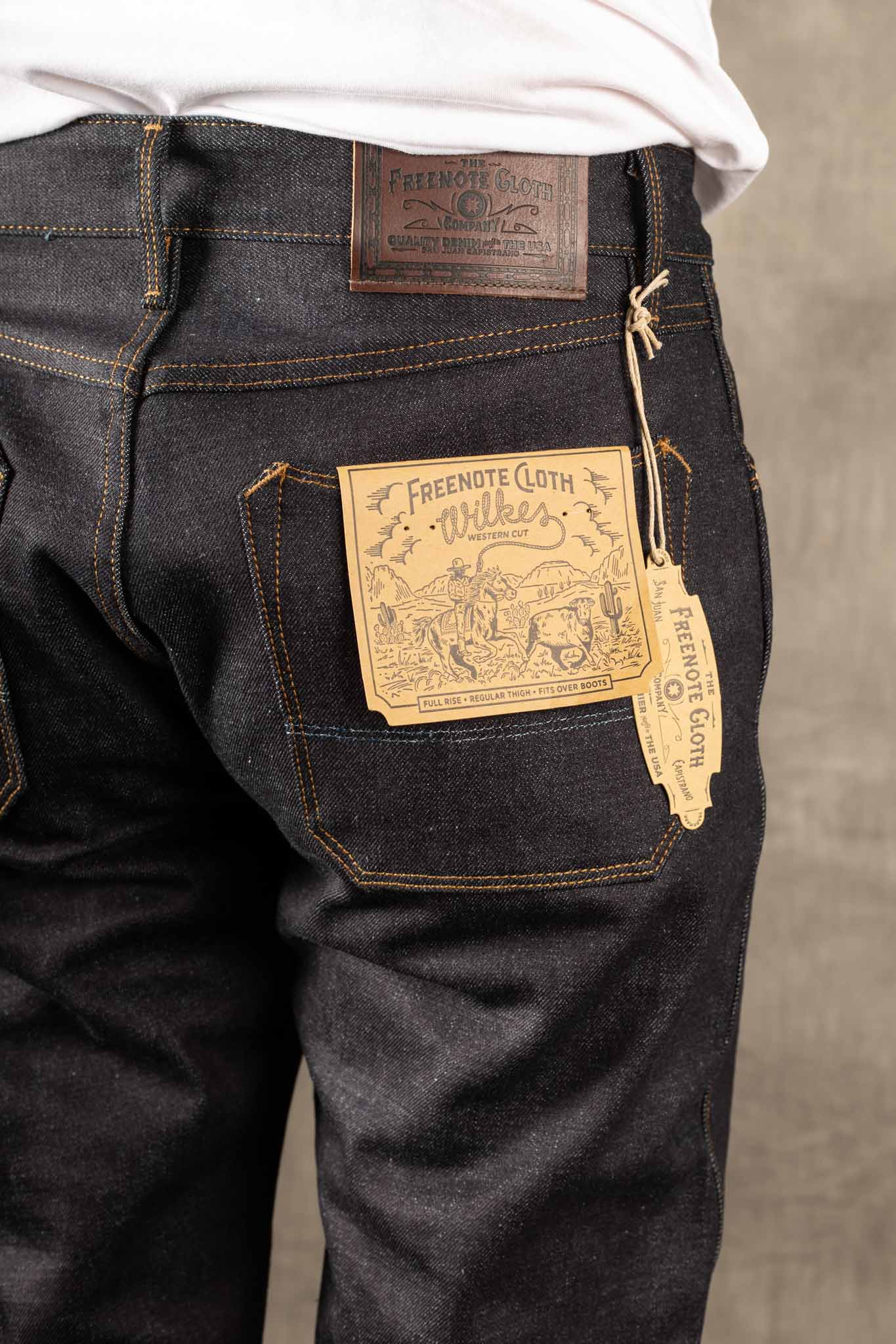 Freenote Cloth - wilkes western 14.50 ounce kaihara denim