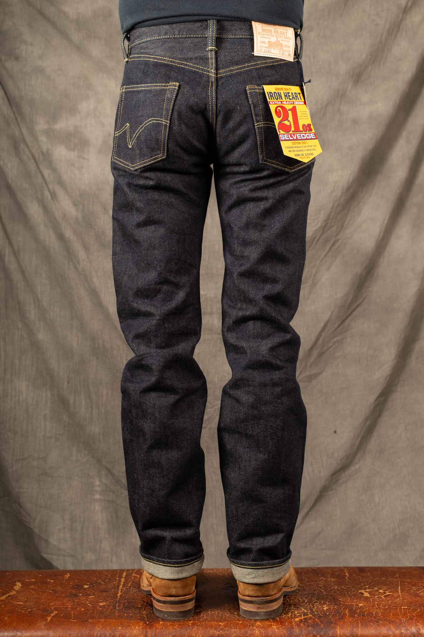 Iron Heart IH-634S 21oz Selvedge Straight – Pinkomo