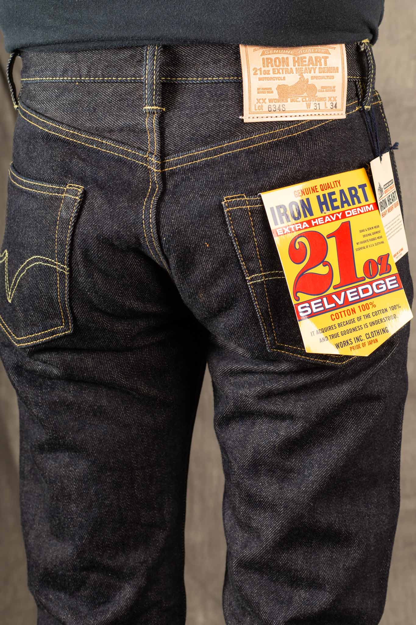Iron Heart IH-634S 21Oz Selvedge Straight