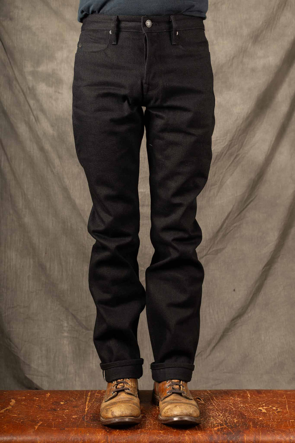 Freenote Cloth Trabuco Classic Straight 17 Ounce Black Denim