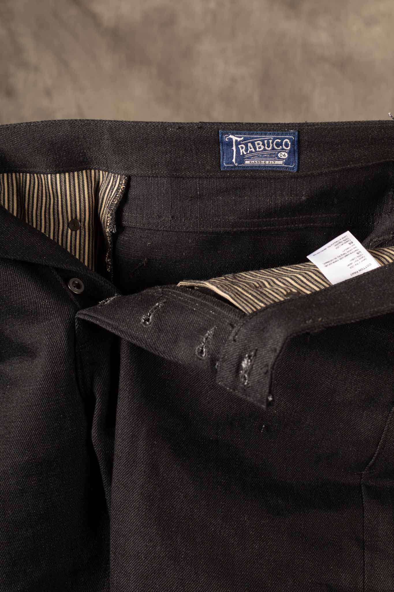 Freenote Cloth Trabuco Classic Straight 17 Ounce Black Denim