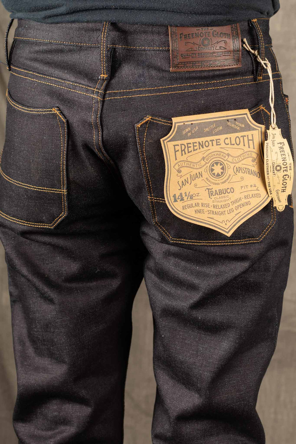 Freenote Cloth Trabuco classic straight 14.50 ounce kaihara denim