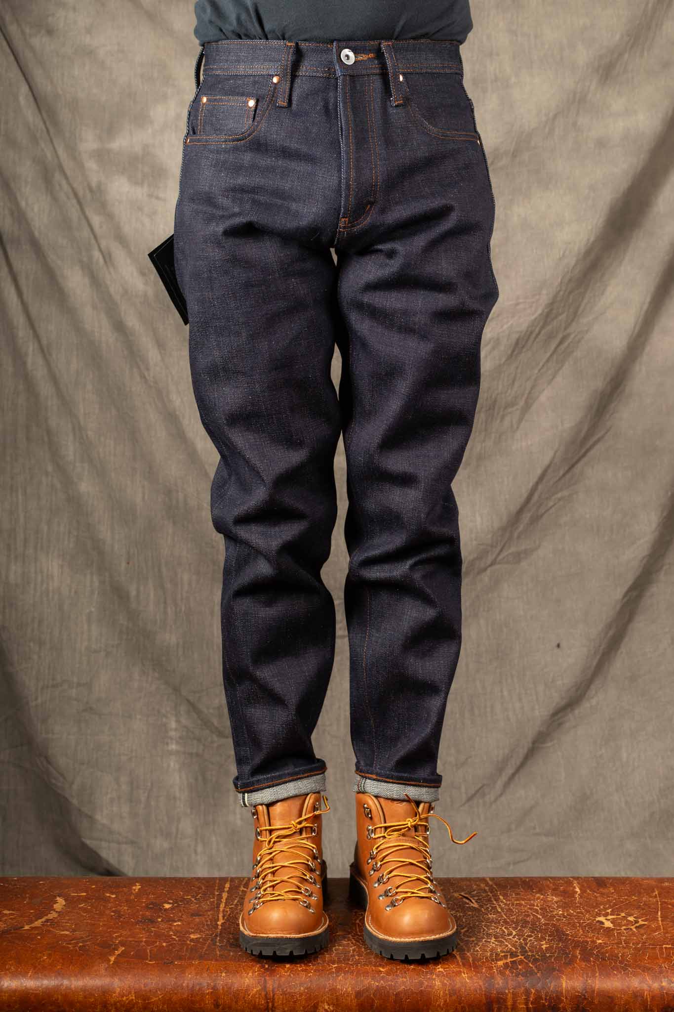 The Unbranded Brand UB621 Relaxed Tapered Fit - 21oz Heavyweight Indigo Selvedge Denim