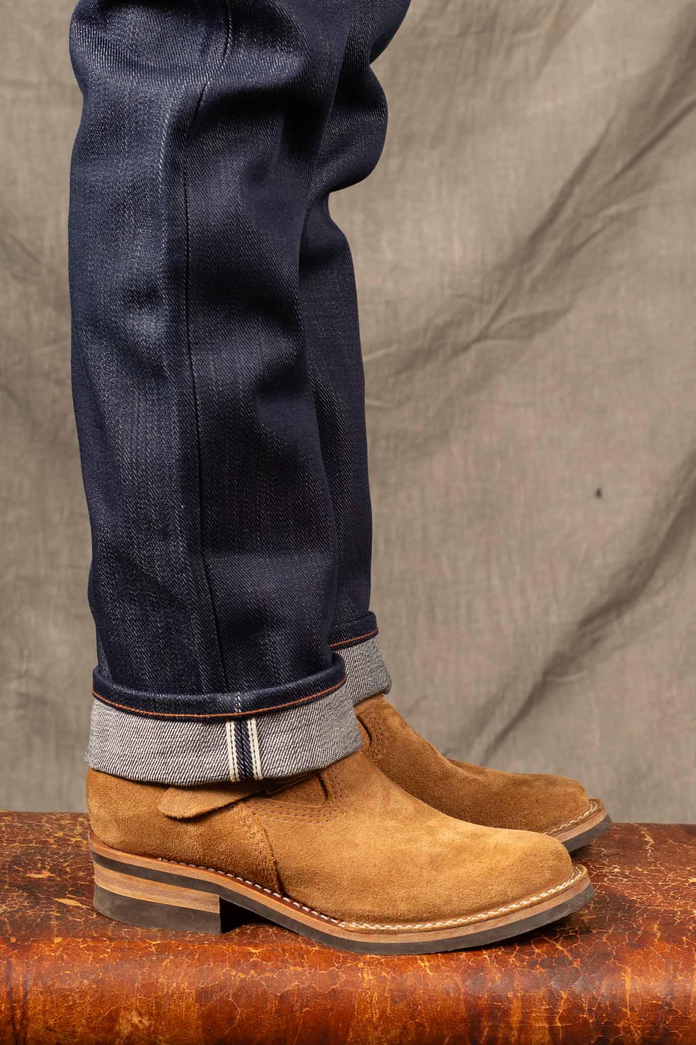 The Unbranded Brand UB321 Straight Fit - 21oz Heavyweight Indigo Selvedge Denim