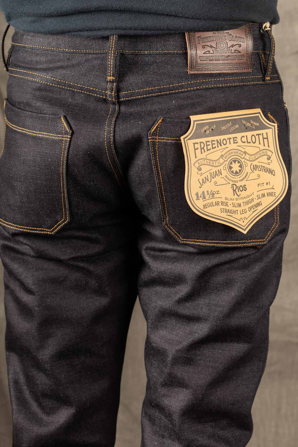 Freenote Cloth - Rios Slim straight 14.50 ounce kaihara denim