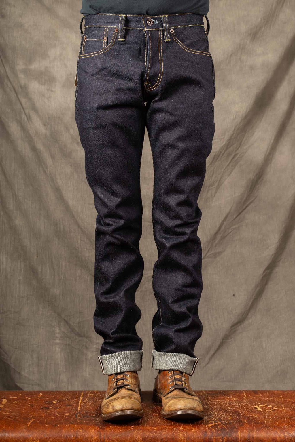 IH-555-UHR -  21/23oz Ultra Heavy Raw Selvedge Denim Slim Cut Jeans - Indigo