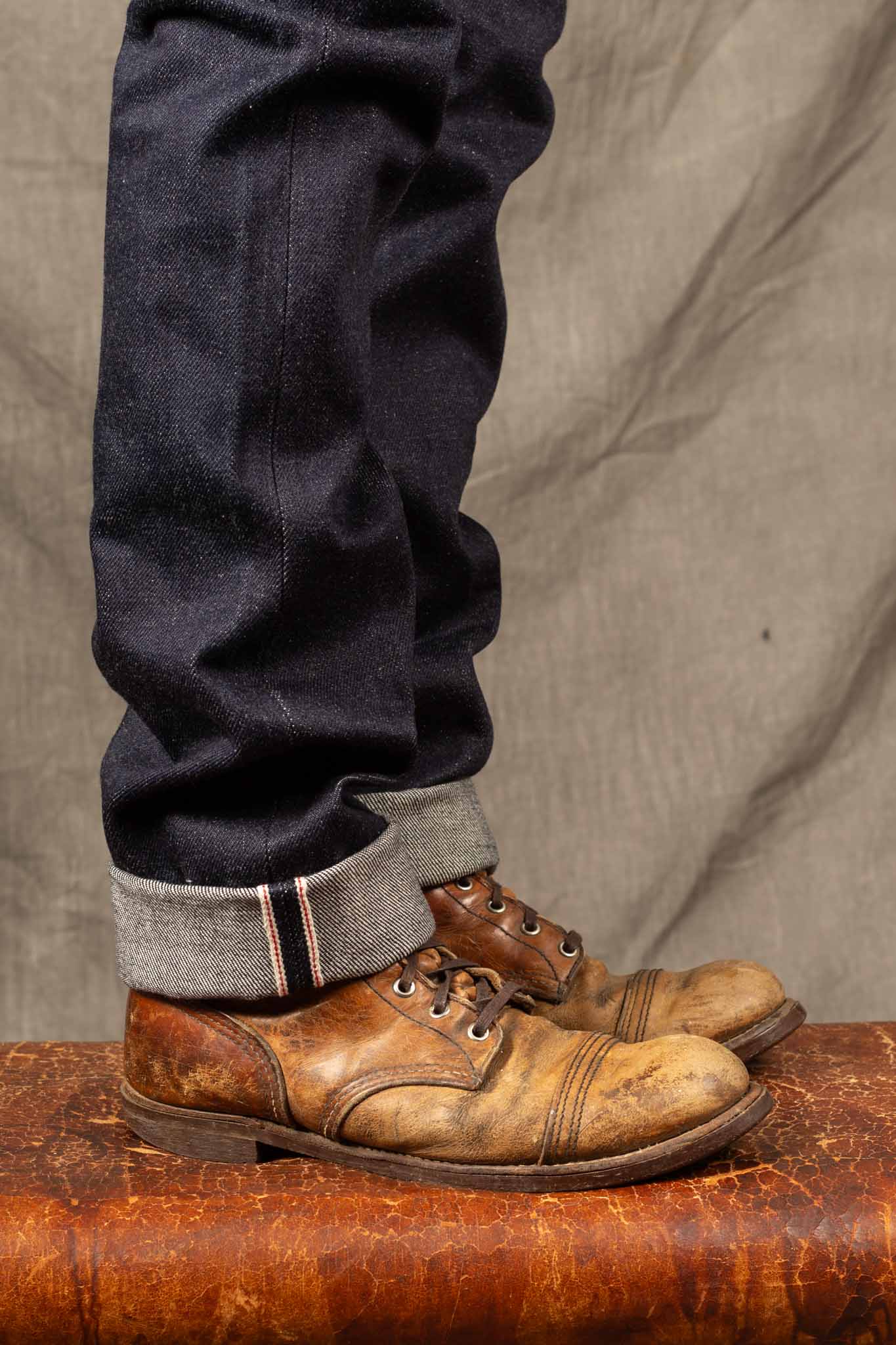 IH-555-UHR -  21/23oz Ultra Heavy Raw Selvedge Denim Slim Cut Jeans - Indigo