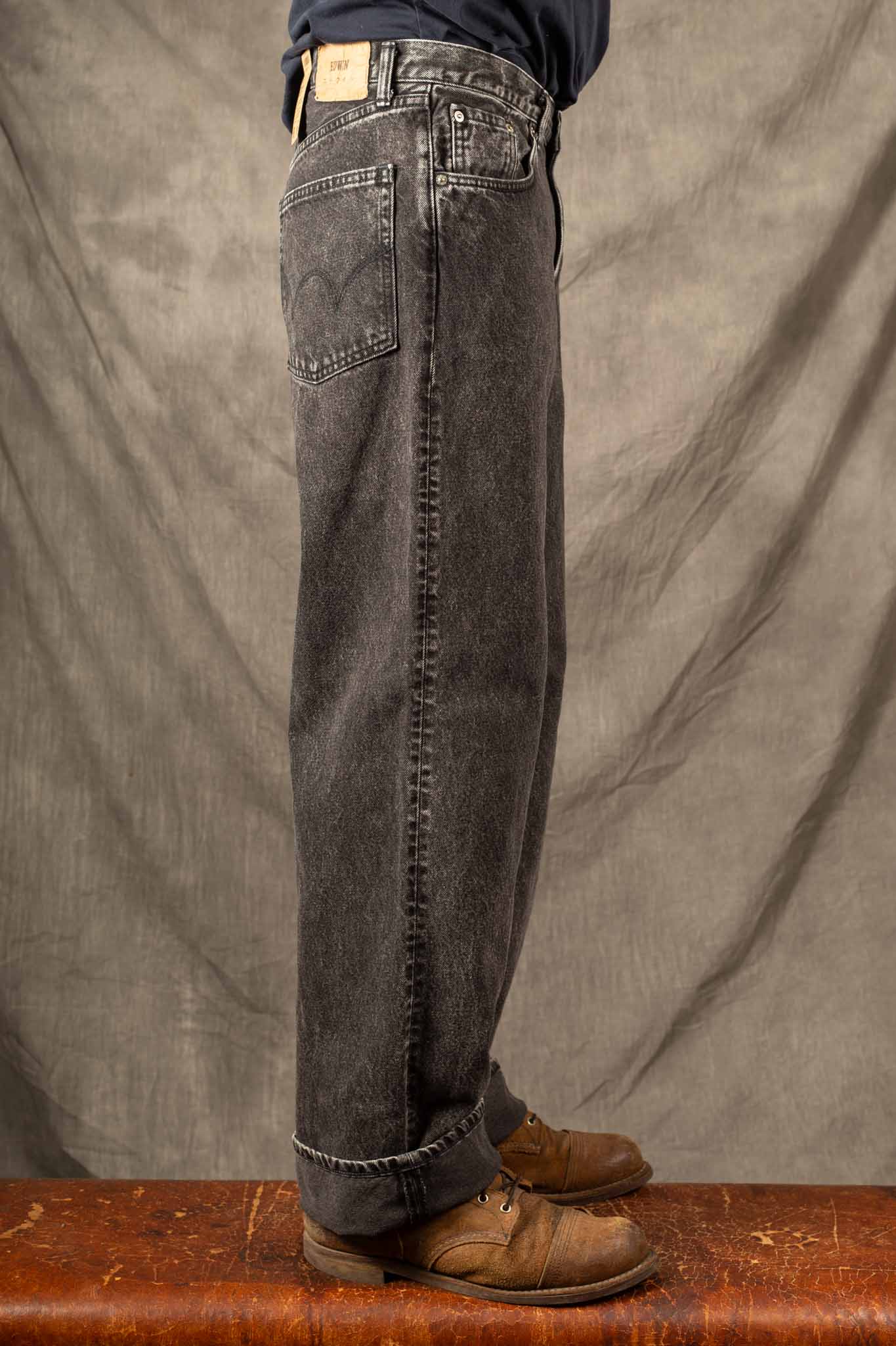 Edwin Made in Japan, Loose Jeans - Lightweight Blue Used - I034269-015J